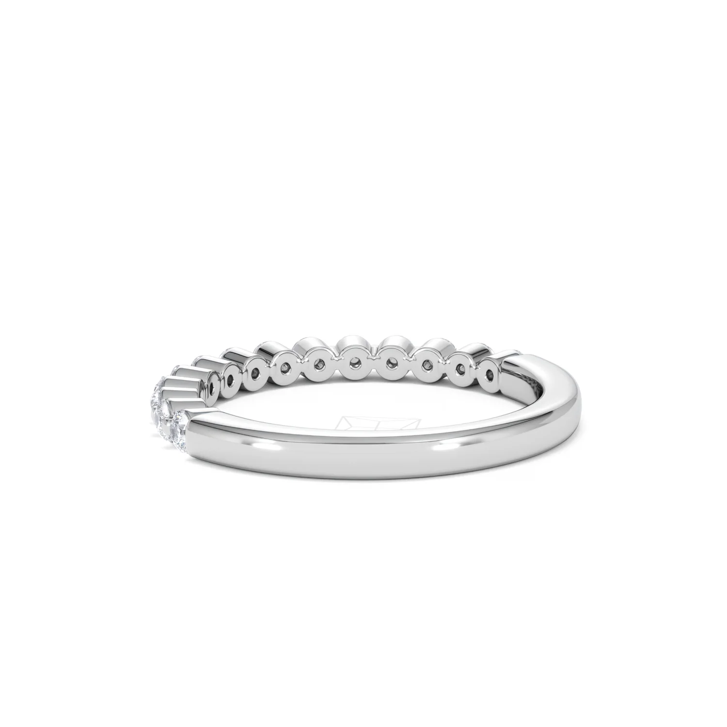 Solstice 0.35ct Lab Diamond Half Eternity Ring F/VS in 9k White Gold - Image 58