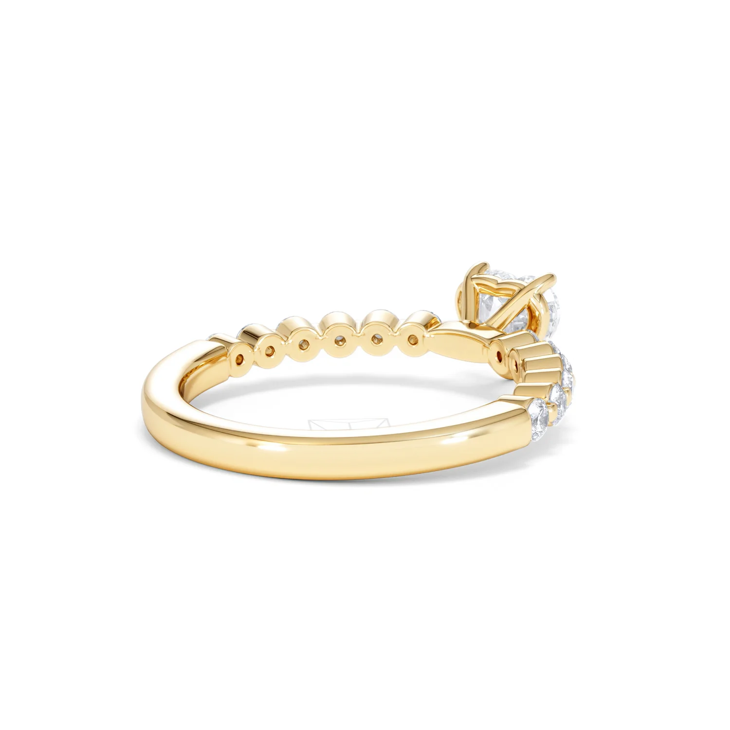 Solstice Heart Cut 0.80ct Lab Diamond Engagement Ring F/VS in 9k Gold - Image 41