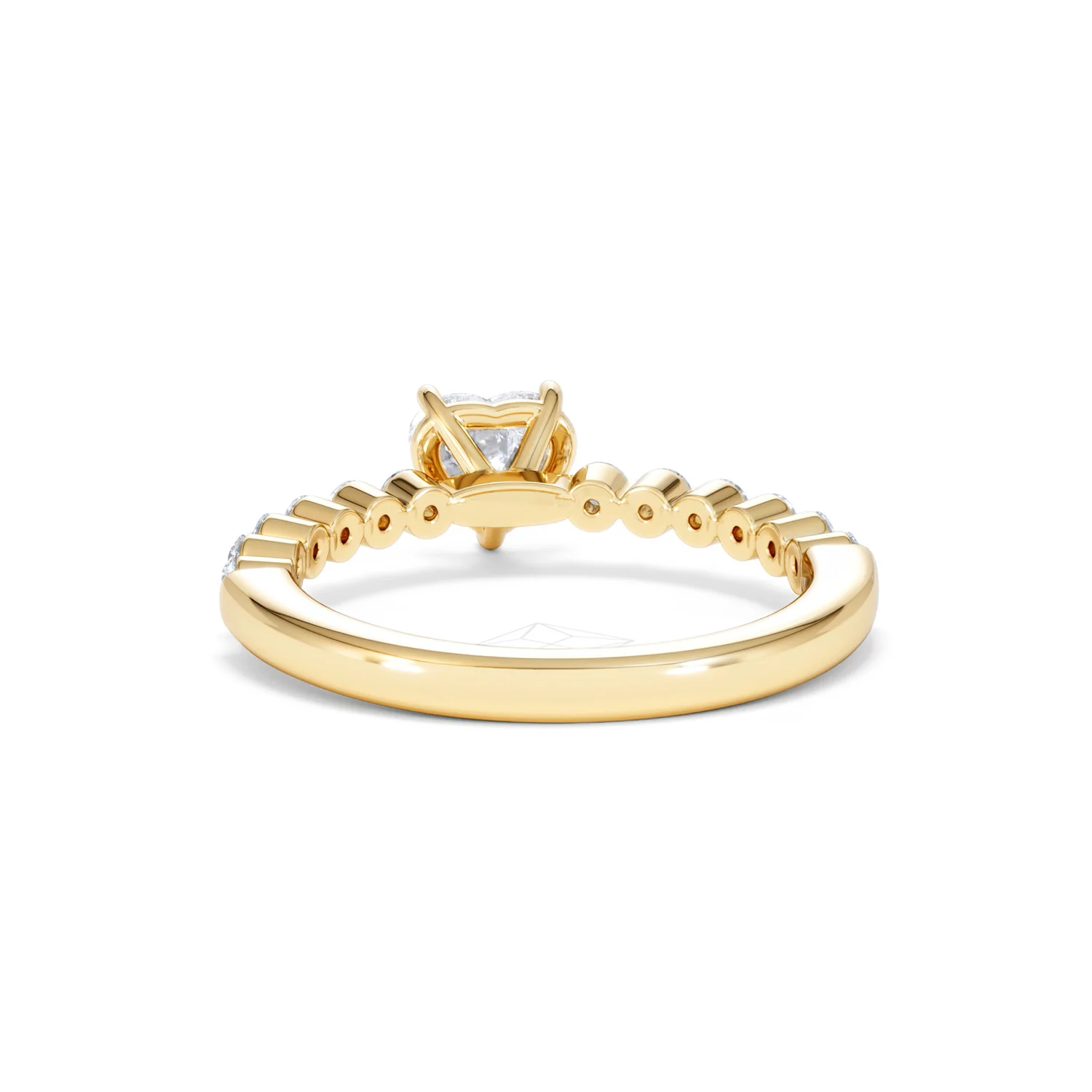 Solstice Heart Cut 0.80ct Lab Diamond Engagement Ring F/VS in 9k Gold - Image 52
