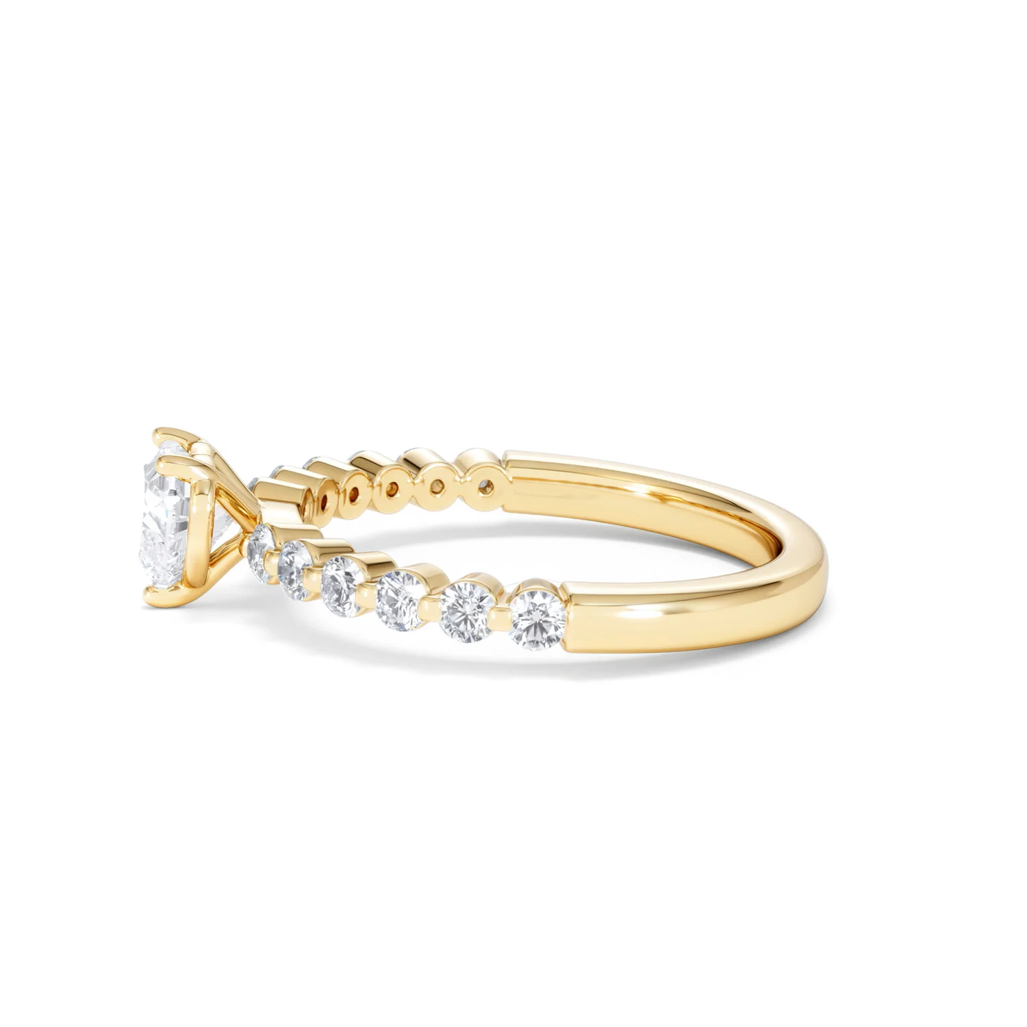 Solstice Heart Cut 0.80ct Lab Diamond Engagement Ring F/VS in 9k Gold - Image 71