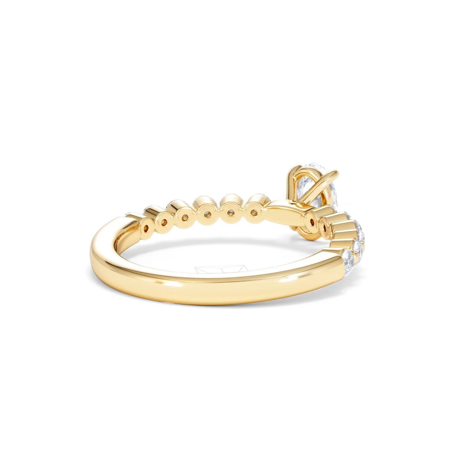 Solstice Oval Cut 0.80ct Lab Diamond Engagement Ring F/VS in 9k Gold - Image 42