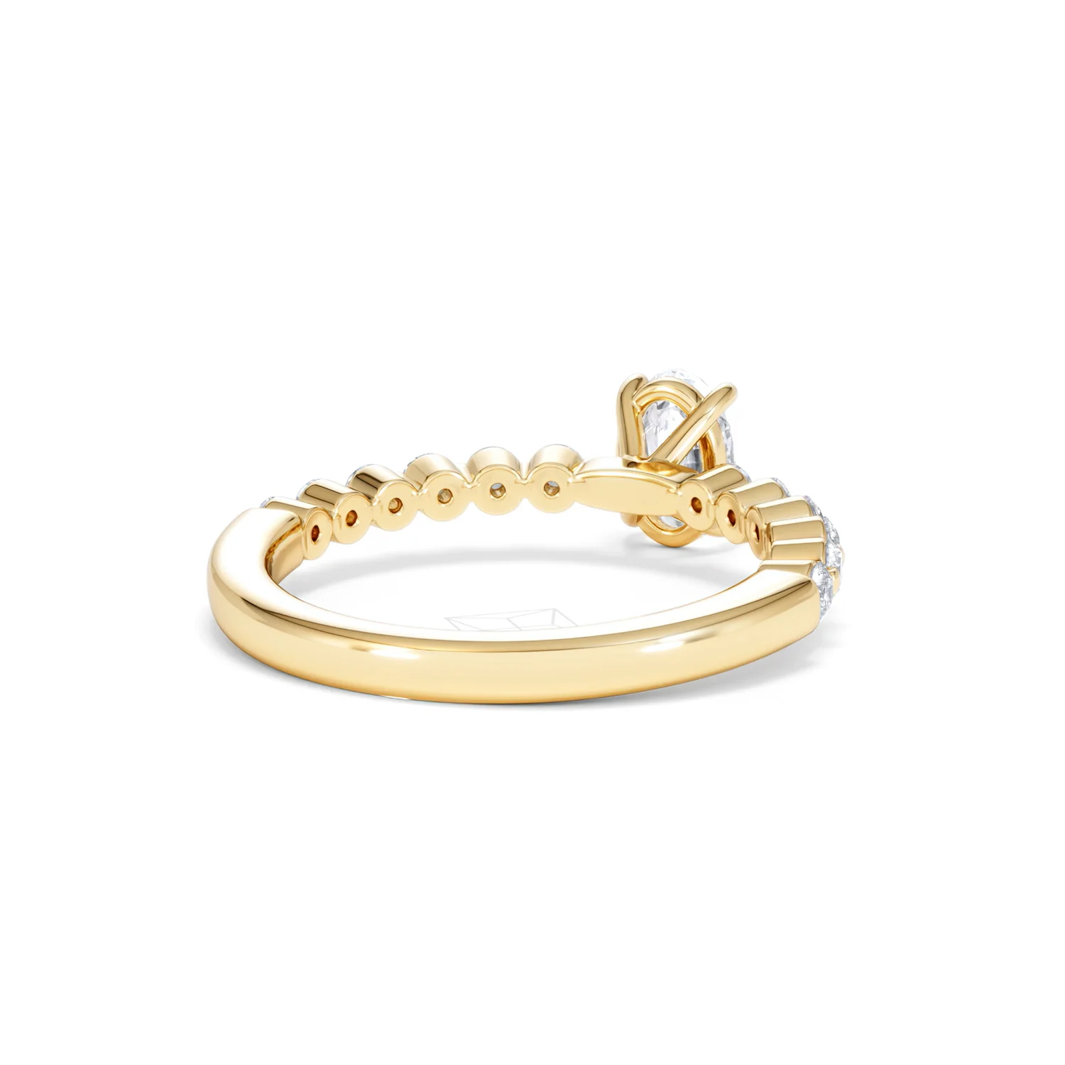 Solstice Oval Cut 0.80ct Lab Diamond Engagement Ring F/VS in 9k Gold - Image 44