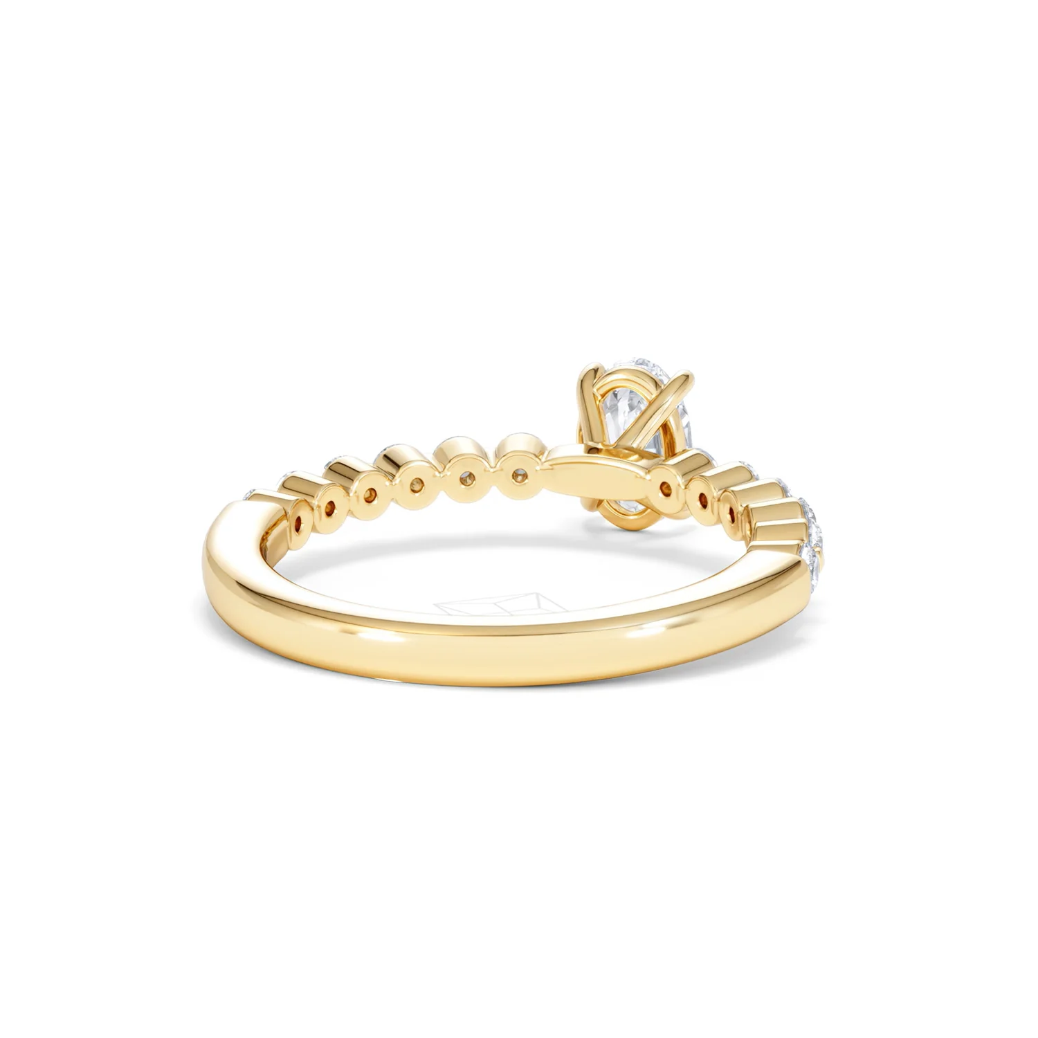 Solstice Oval Cut 0.80ct Lab Diamond Engagement Ring F/VS in 9k Gold - Image 45