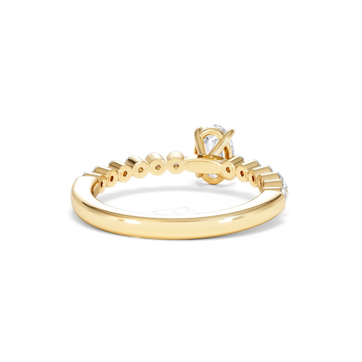 Solstice Oval Cut 0.80ct Lab Diamond Engagement Ring F/VS in 9k Gold - Image 46