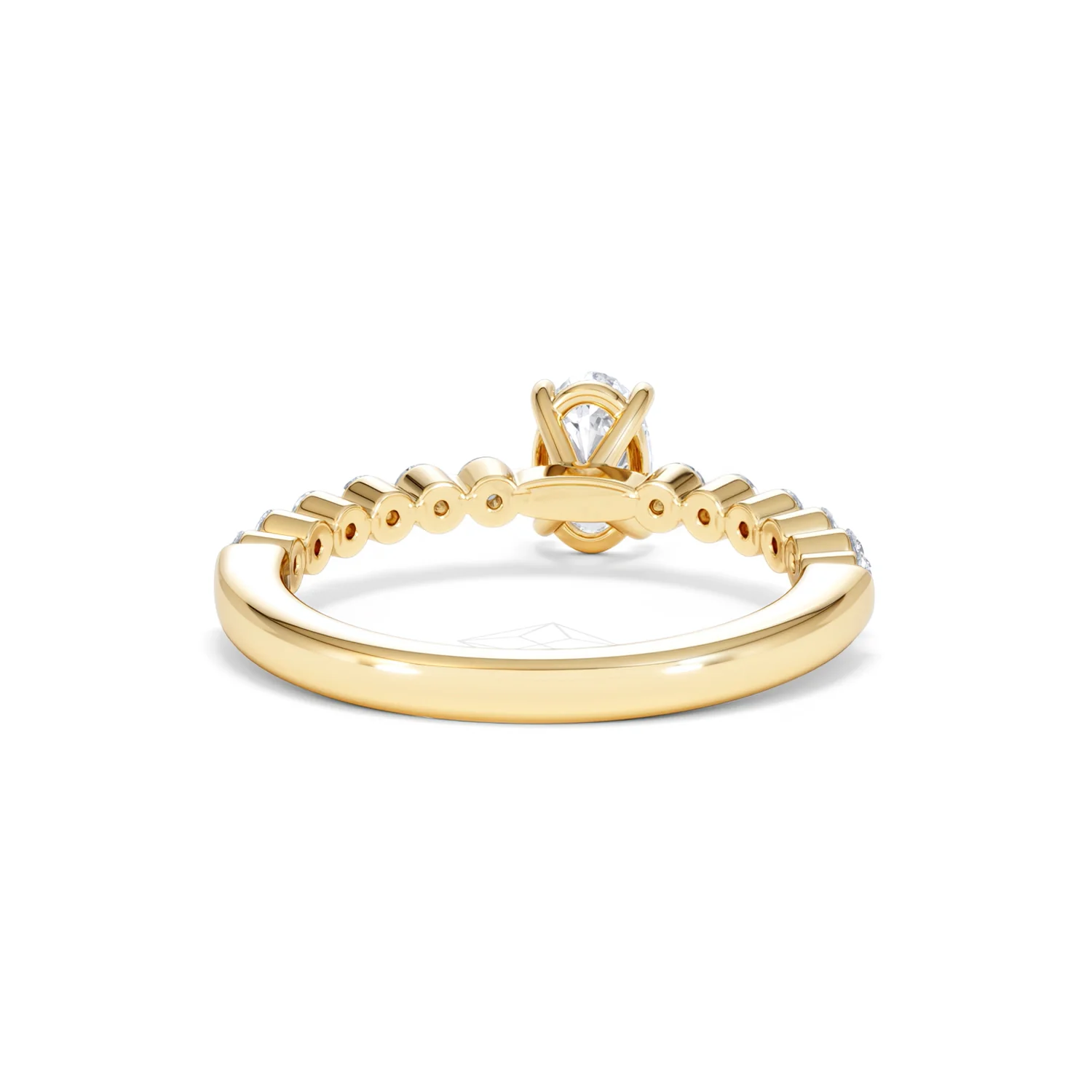 Solstice Oval Cut 0.80ct Lab Diamond Engagement Ring F/VS in 9k Gold - Image 48