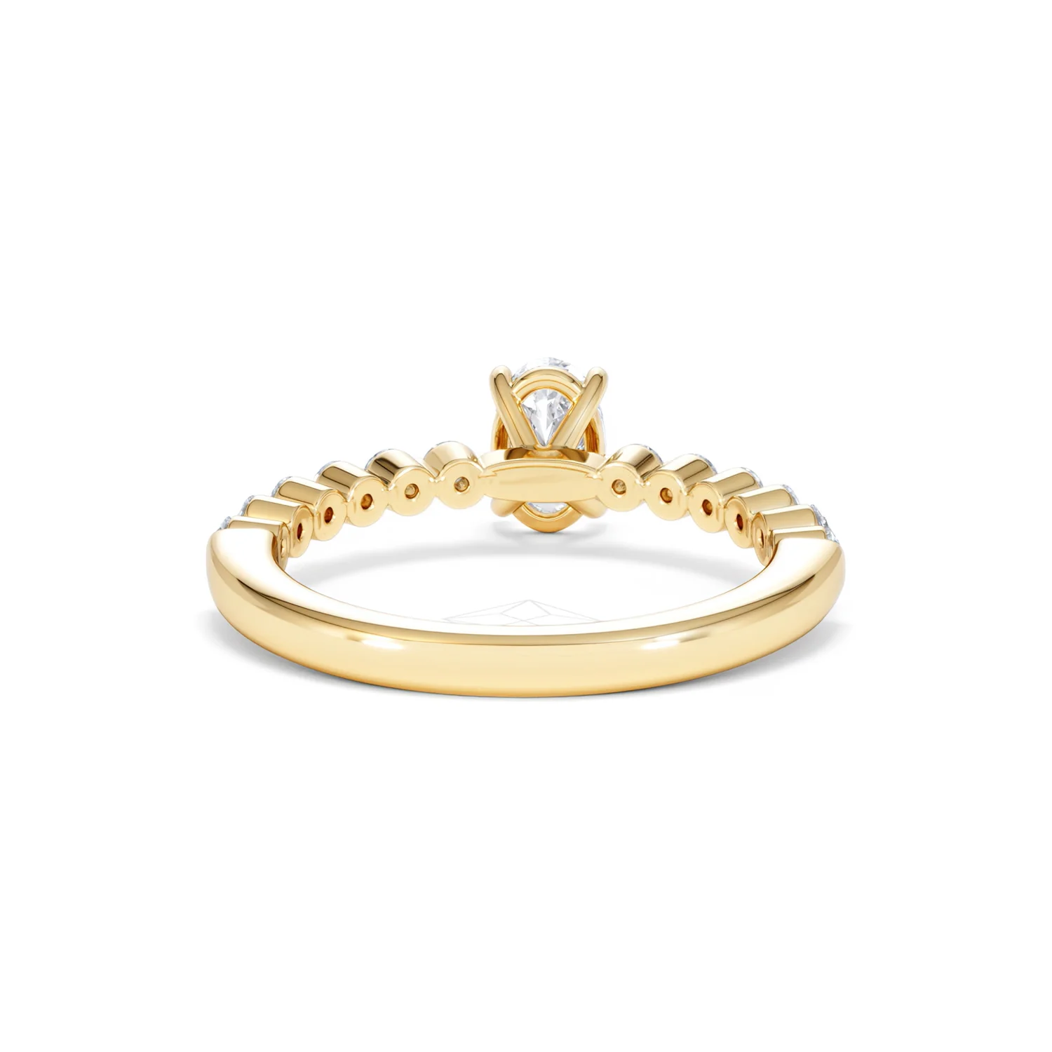 Solstice Oval Cut 0.80ct Lab Diamond Engagement Ring F/VS in 9k Gold - Image 49