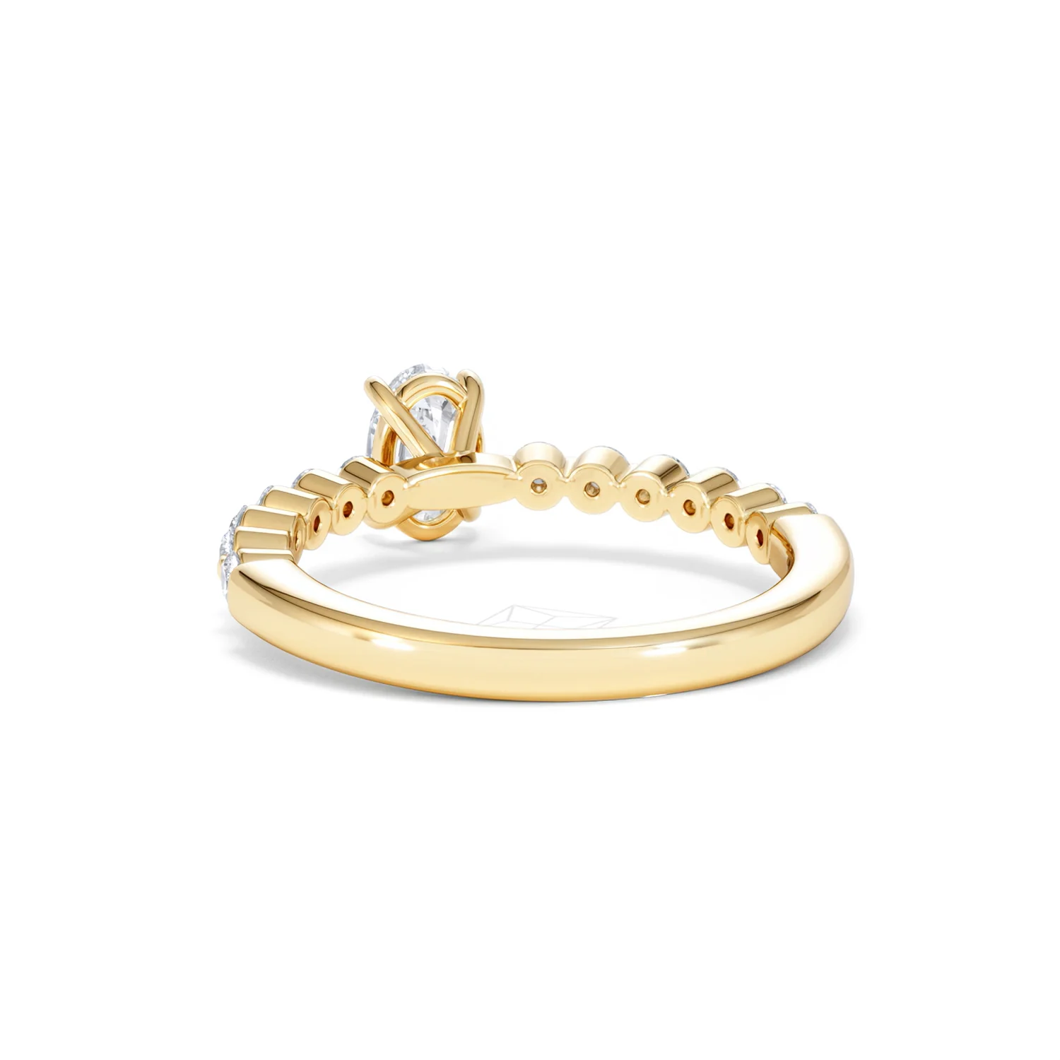 Solstice Oval Cut 0.80ct Lab Diamond Engagement Ring F/VS in 9k Gold - Image 54