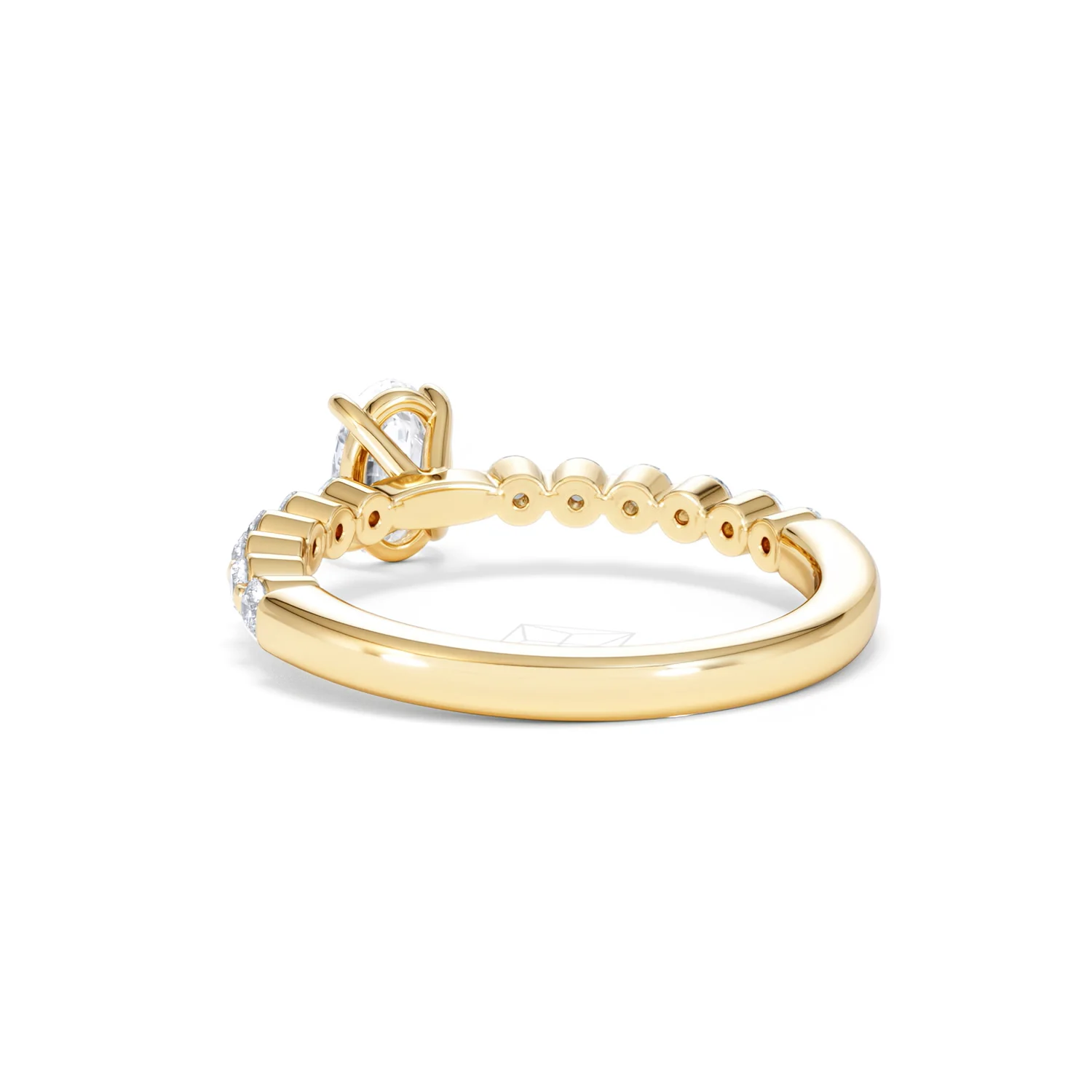 Solstice Oval Cut 0.80ct Lab Diamond Engagement Ring F/VS in 9k Gold - Image 56