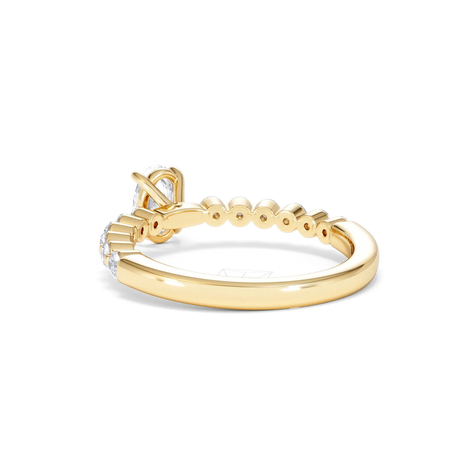 Solstice Oval Cut 0.80ct Lab Diamond Engagement Ring F/VS in 9k Gold - Image 57