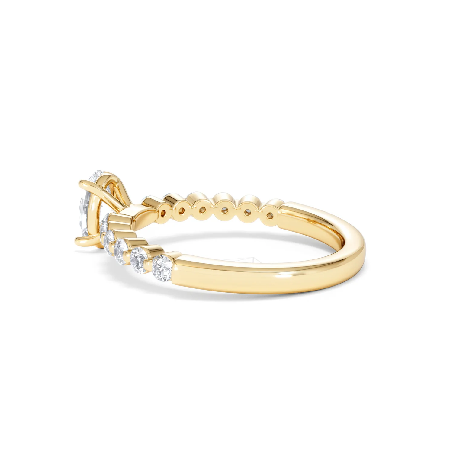 Solstice Oval Cut 0.80ct Lab Diamond Engagement Ring F/VS in 9k Gold - Image 64