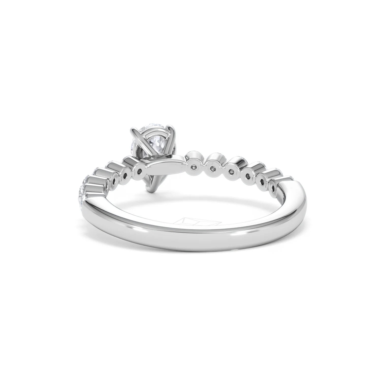 Solstice Pear Cut 0.80ct Lab Diamond Engagement Ring F/VS in 9k White Gold - Image 54