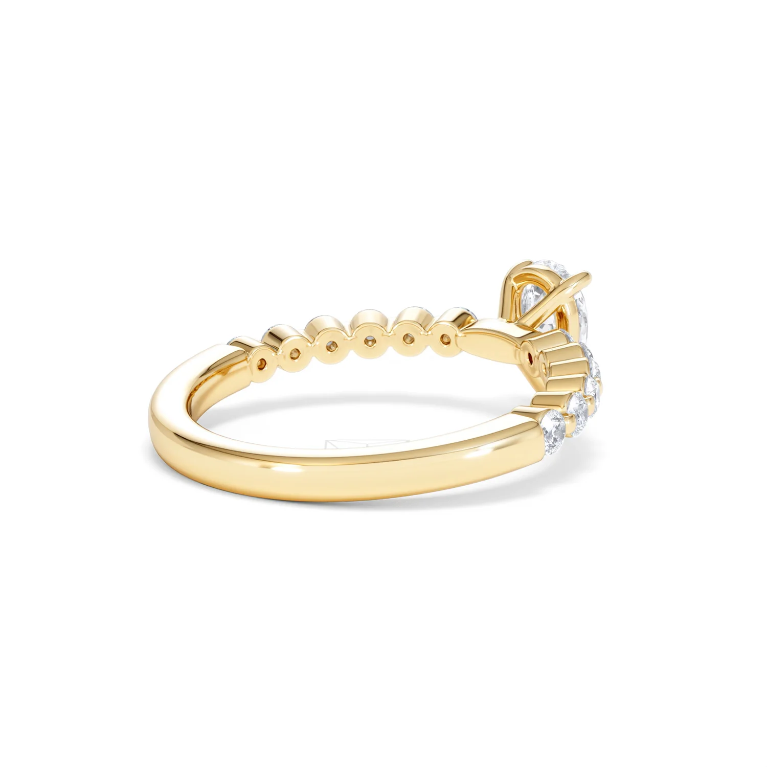 Solstice Pear Cut 0.80ct Lab Diamond Pear Shape Engagement Ring F/VS in 9k Gold - Image 40