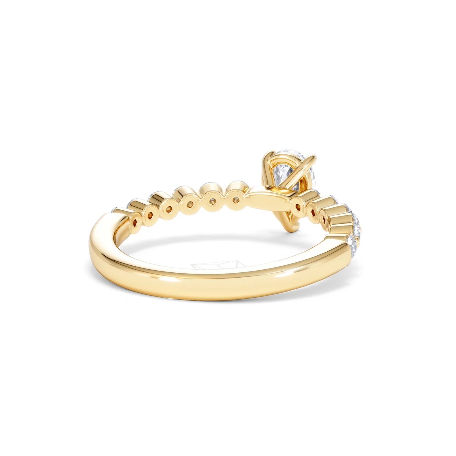 Solstice Pear Cut 0.80ct Lab Diamond Pear Shape Engagement Ring F/VS in 9k Gold - Image 44