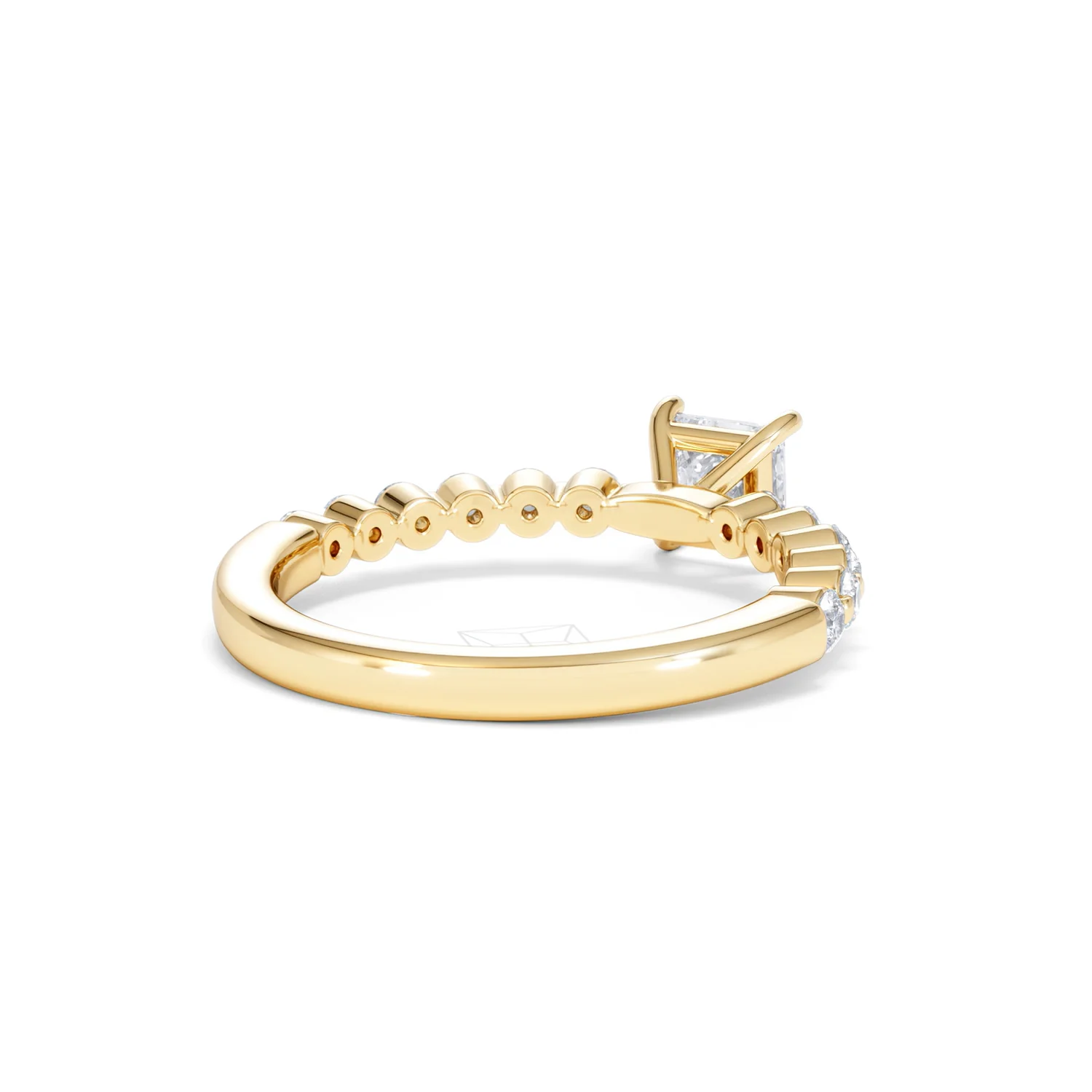 Solstice Princess Cut 0.80ct Lab Diamond Engagement Ring F/VS in 9k Gold - Image 43