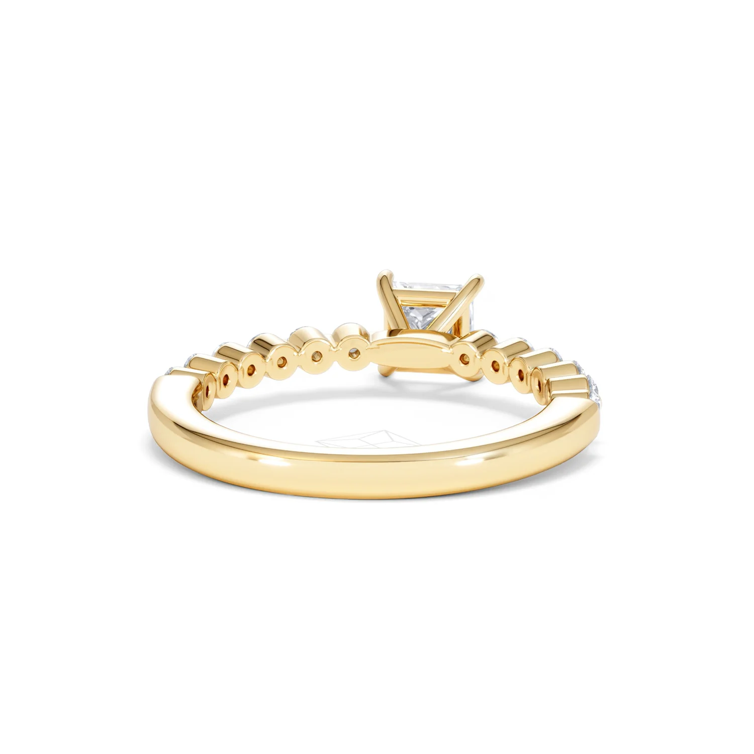 Solstice Princess Cut 0.80ct Lab Diamond Engagement Ring F/VS in 9k Gold - Image 47