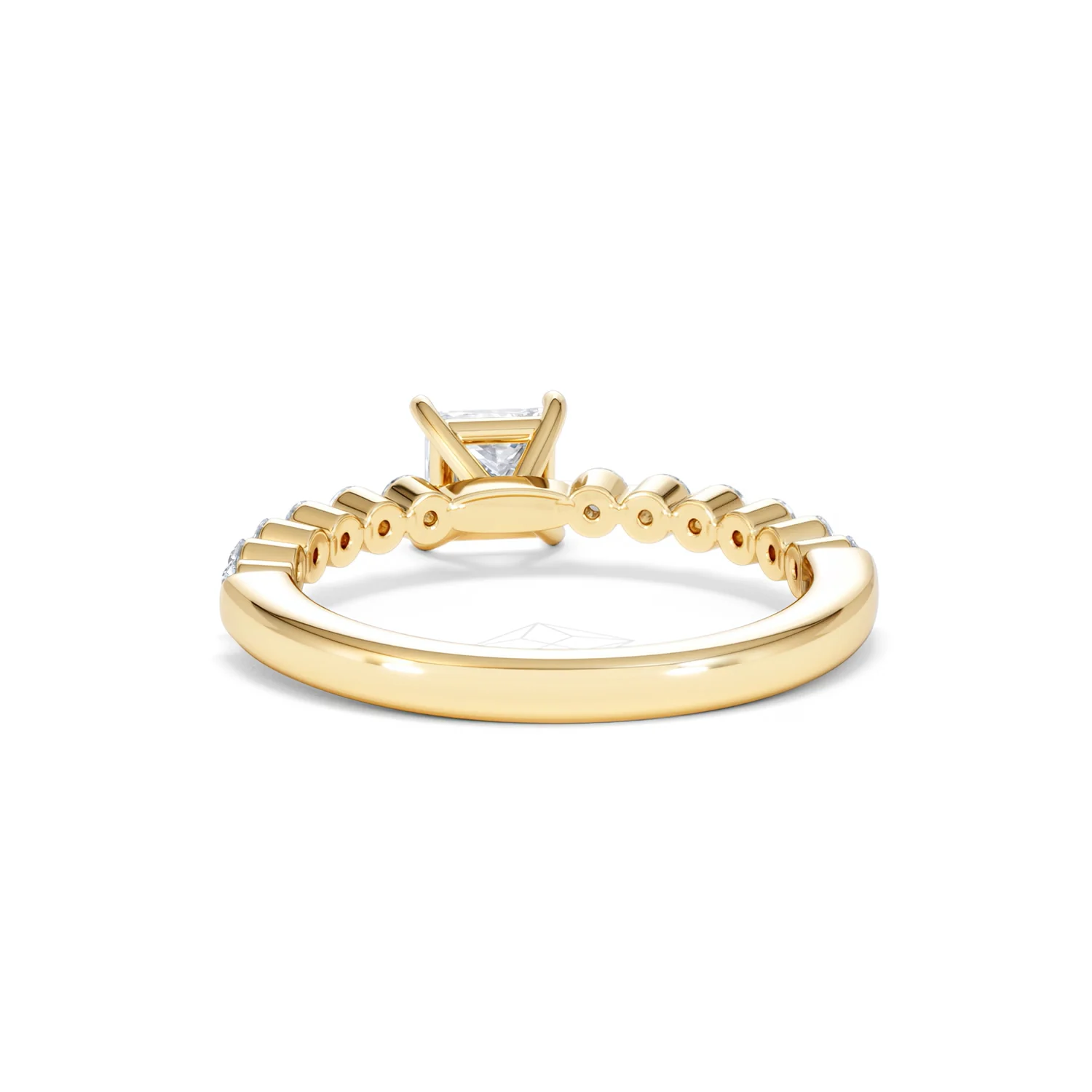 Solstice Princess Cut 0.80ct Lab Diamond Engagement Ring F/VS in 9k Gold - Image 52