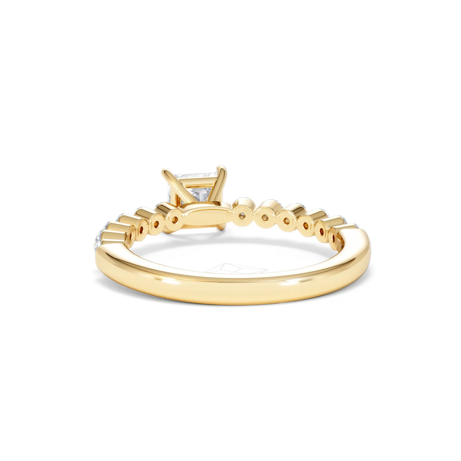 Solstice Princess Cut 0.80ct Lab Diamond Engagement Ring F/VS in 9k Gold - Image 53