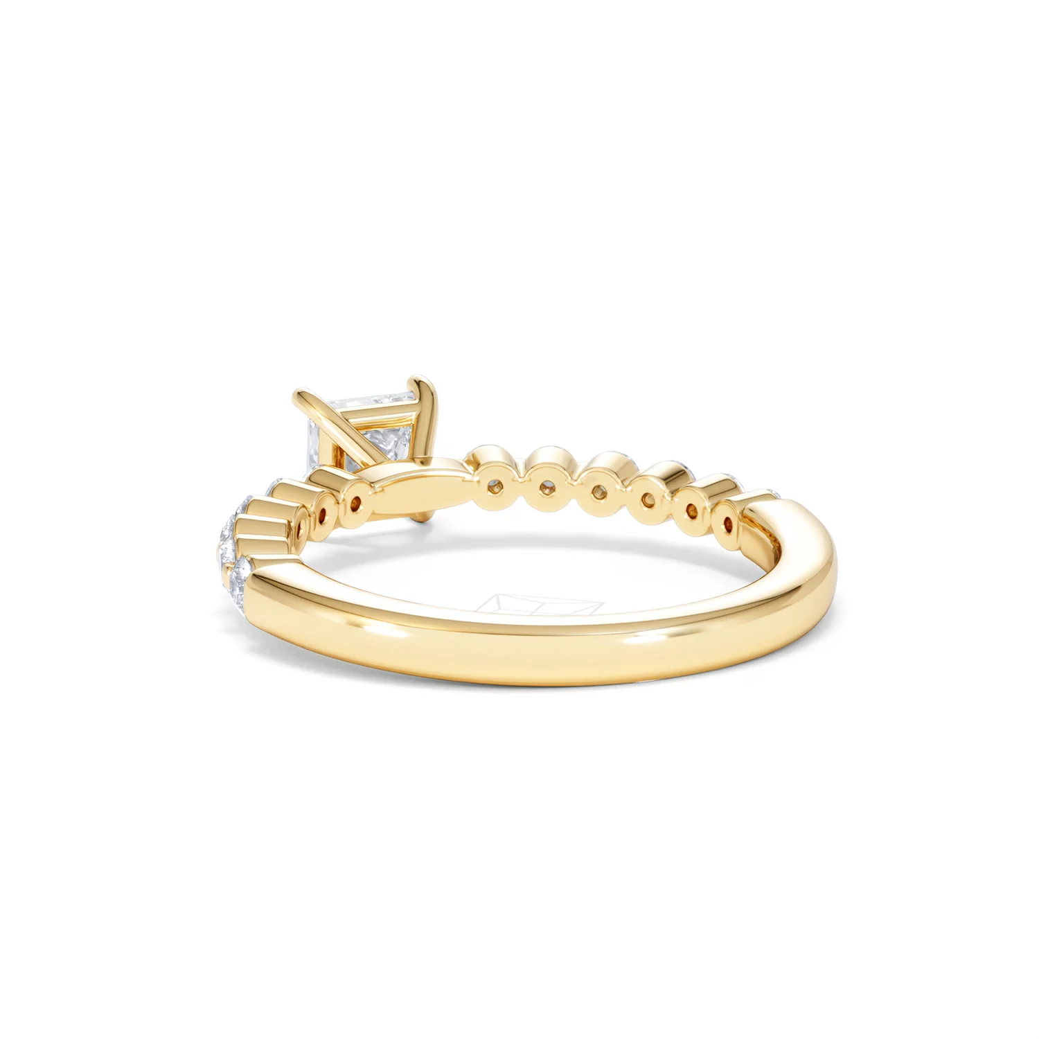 Solstice Princess Cut 0.80ct Lab Diamond Engagement Ring F/VS in 9k Gold - Image 56