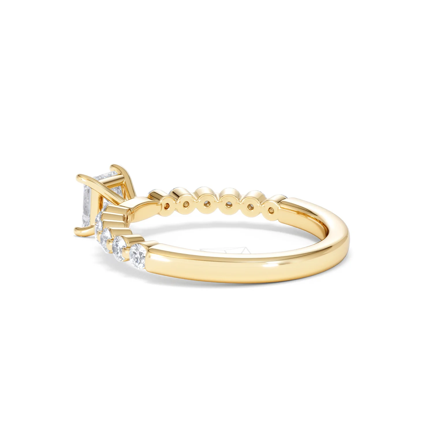 Solstice Princess Cut 0.80ct Lab Diamond Engagement Ring F/VS in 9k Gold - Image 62