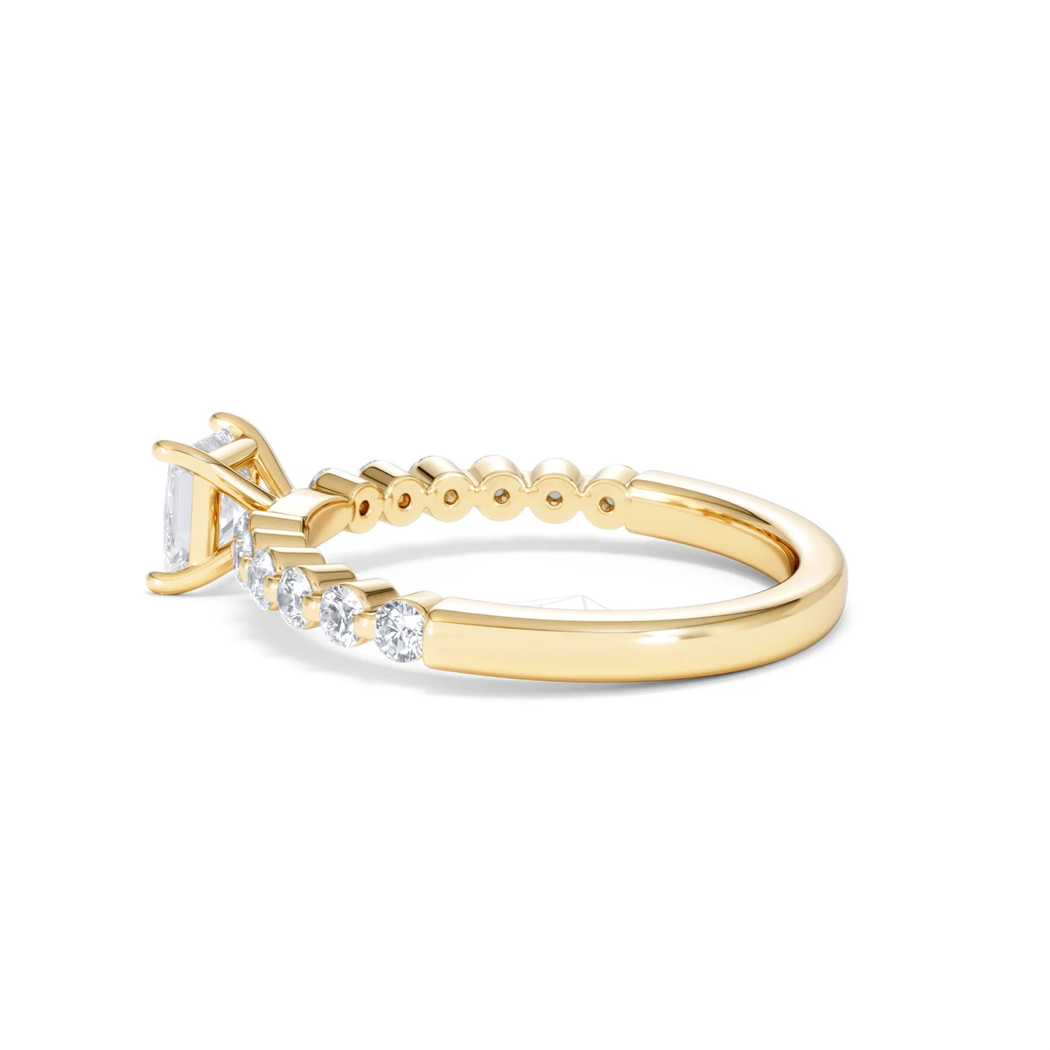Solstice Princess Cut 0.80ct Lab Diamond Engagement Ring F/VS in 9k Gold - Image 65
