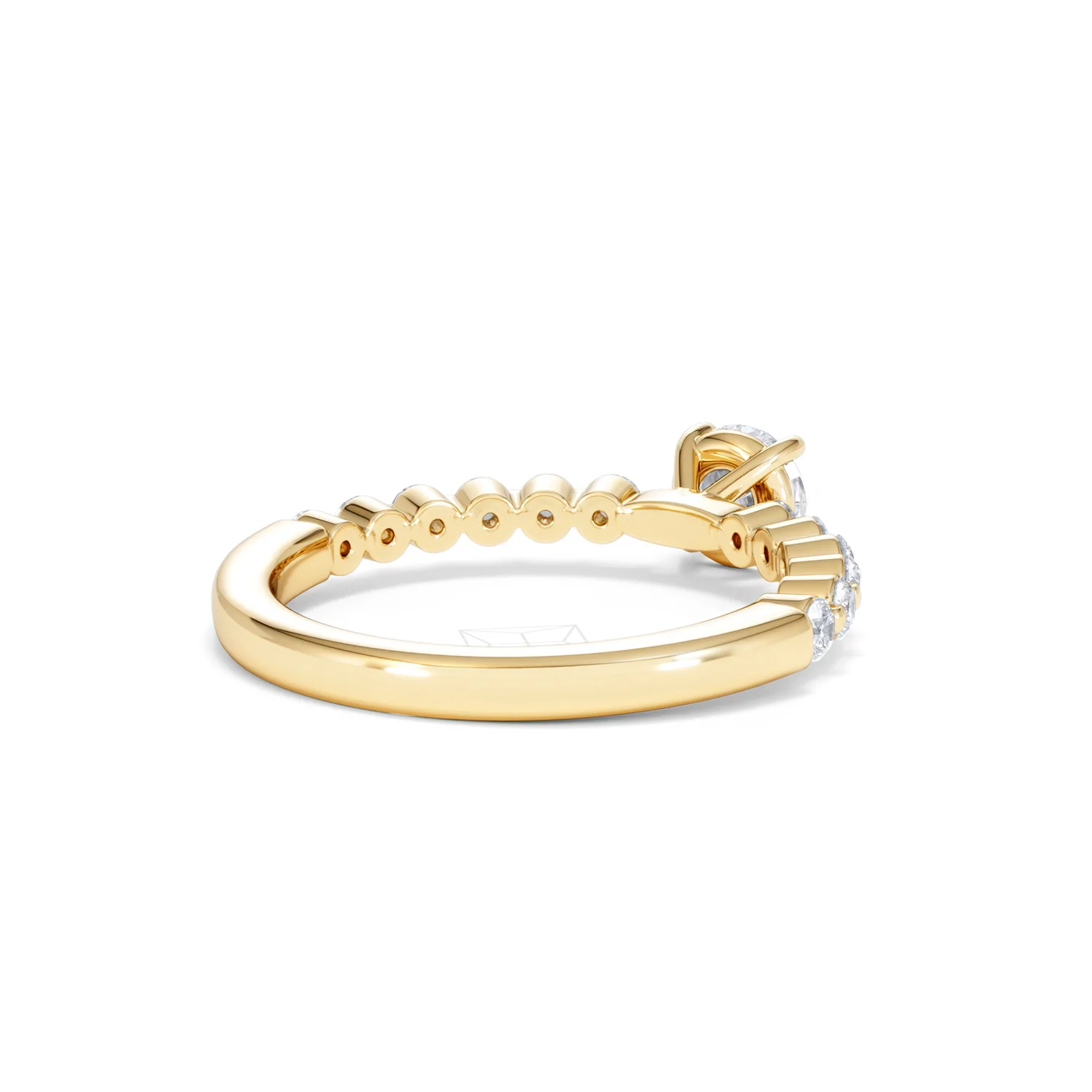 Solstice Round Cut 0.80ct Lab Diamond Engagement Ring F/VS in 9k Gold - Image 42