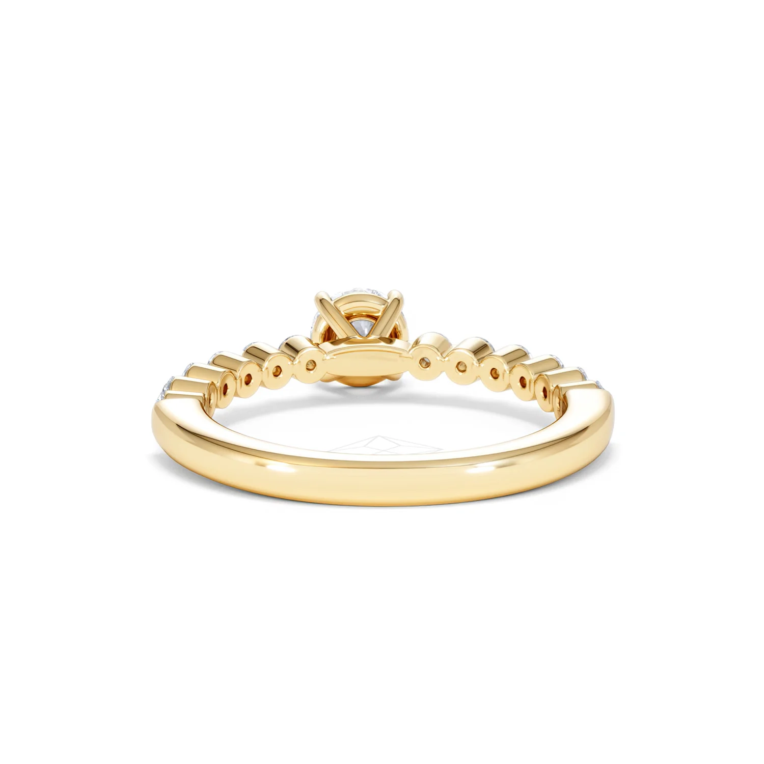 Solstice Round Cut 0.80ct Lab Diamond Engagement Ring F/VS in 9k Gold - Image 51