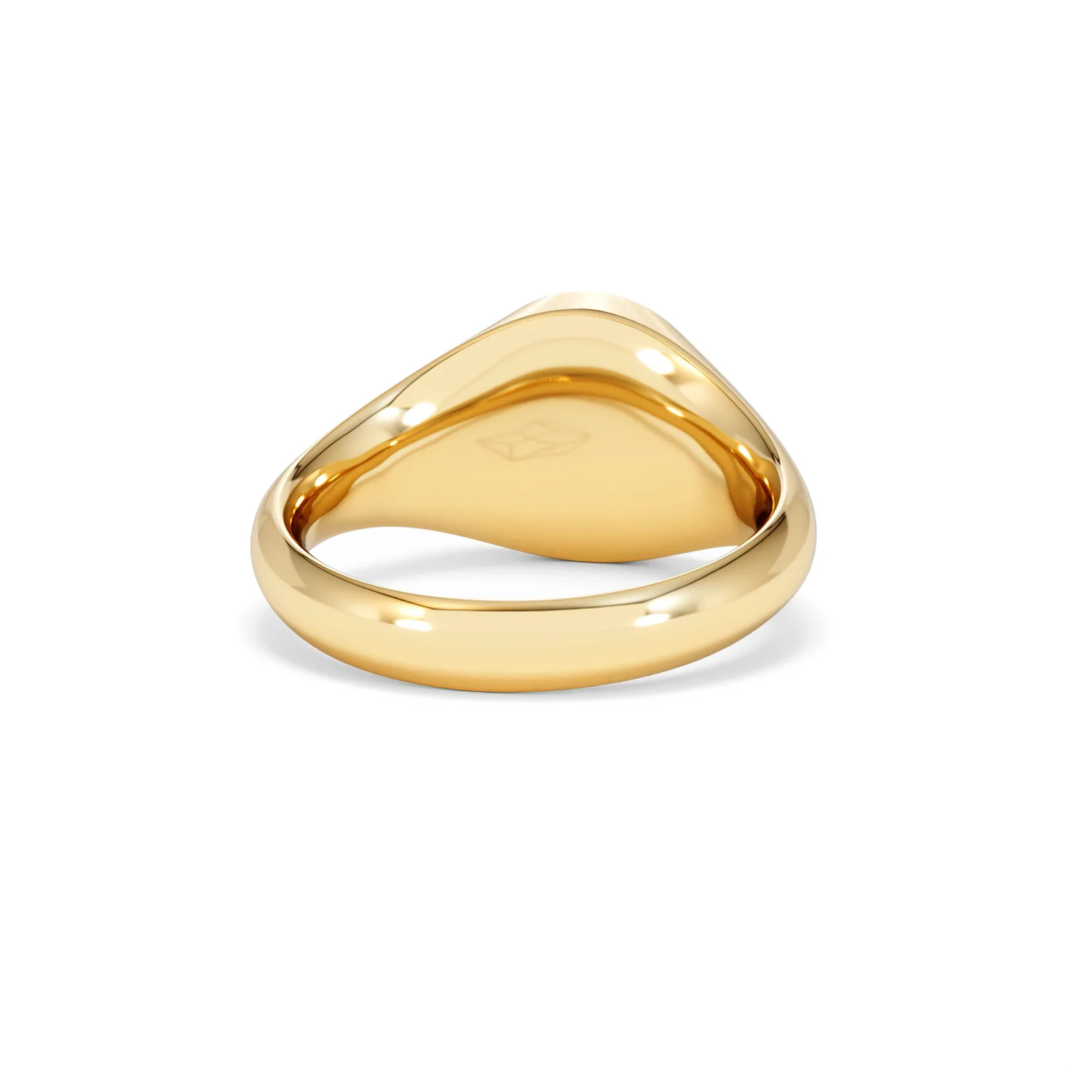 Star Signet Lab Diamond Ring in 18K Gold Vermeil - Image 46