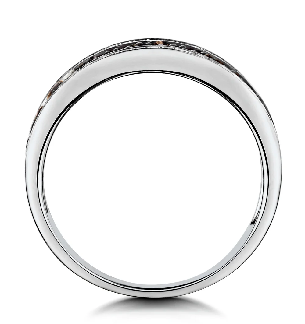 Stellato Collection Multi Colour Diamond Ring 0.23ct in 9K White Gold - Image 3