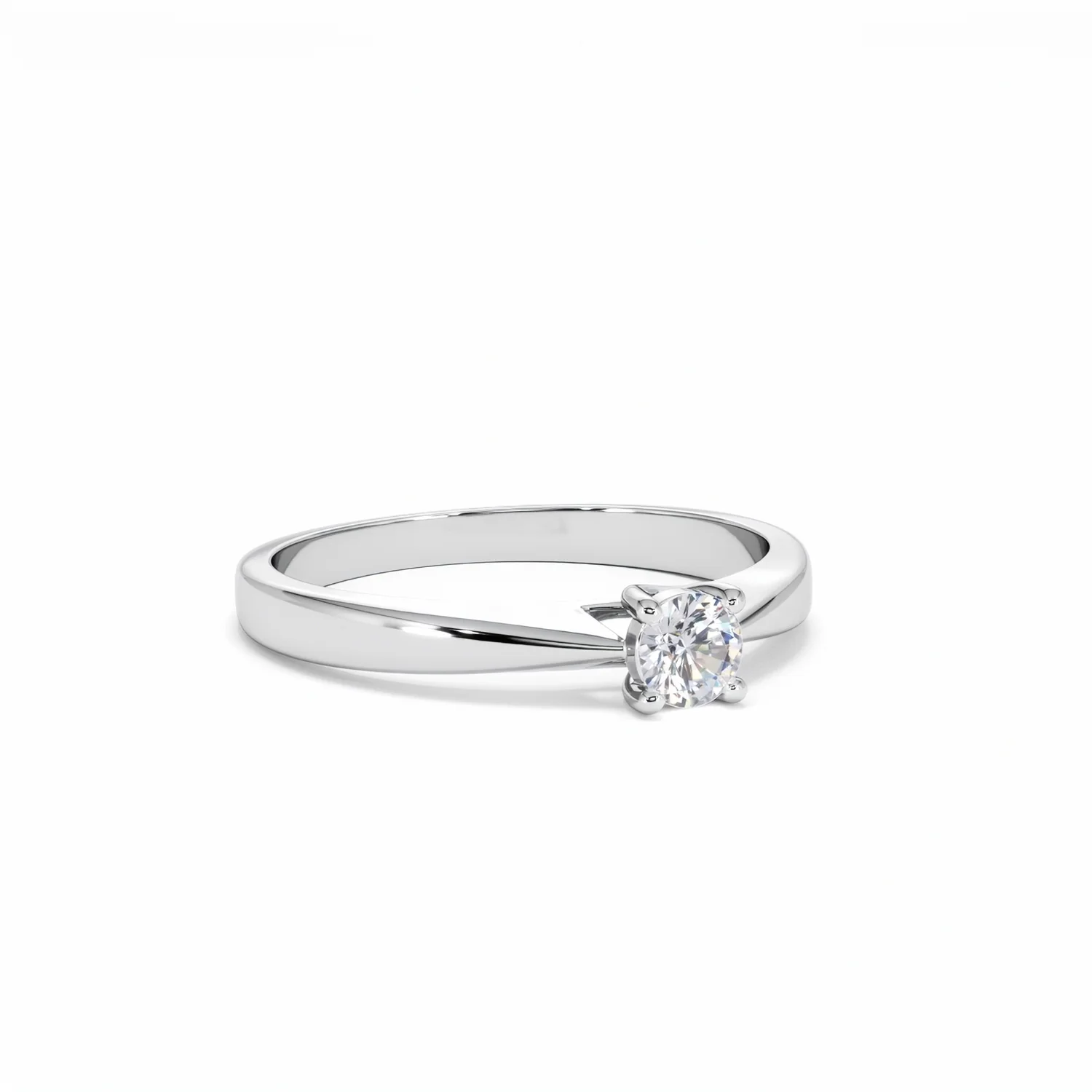 Naomi Lab Diamond Engagement Ring 0.25ct H/Si in 925 Silver - Image 14