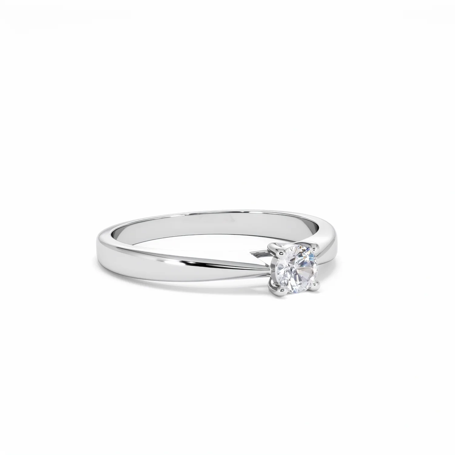 Naomi Lab Diamond Engagement Ring 0.25ct H/Si in 925 Silver - Image 15