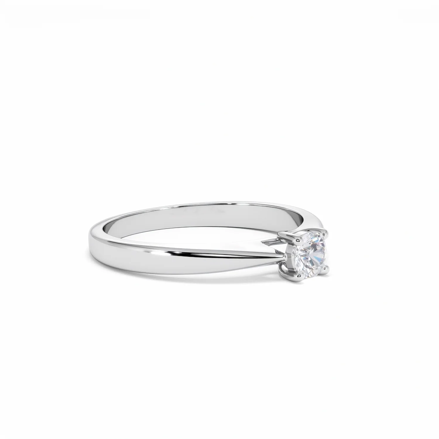 Naomi Lab Diamond Engagement Ring 0.25ct H/Si in 925 Silver - Image 18