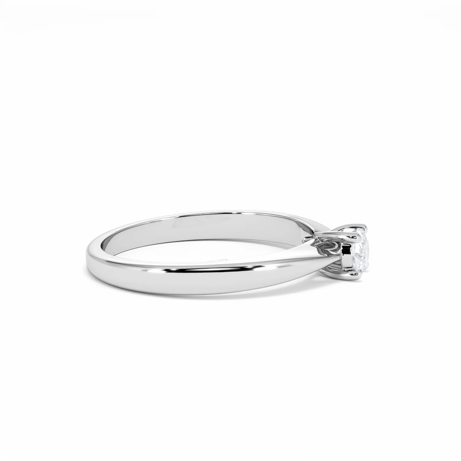 Naomi Lab Diamond Engagement Ring 0.25ct H/Si in 925 Silver - Image 25
