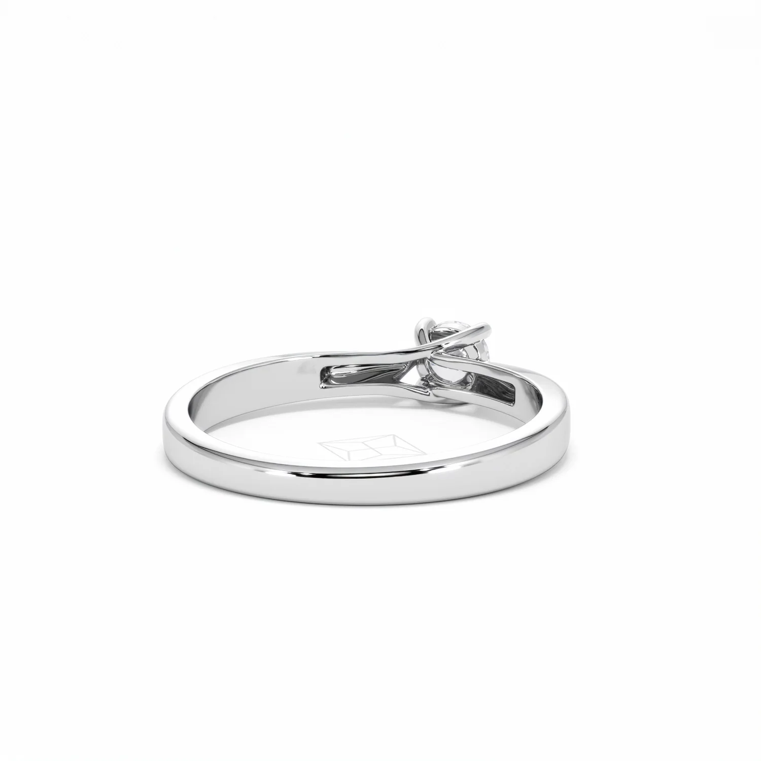 Naomi Lab Diamond Engagement Ring 0.25ct H/Si in 925 Silver - Image 43