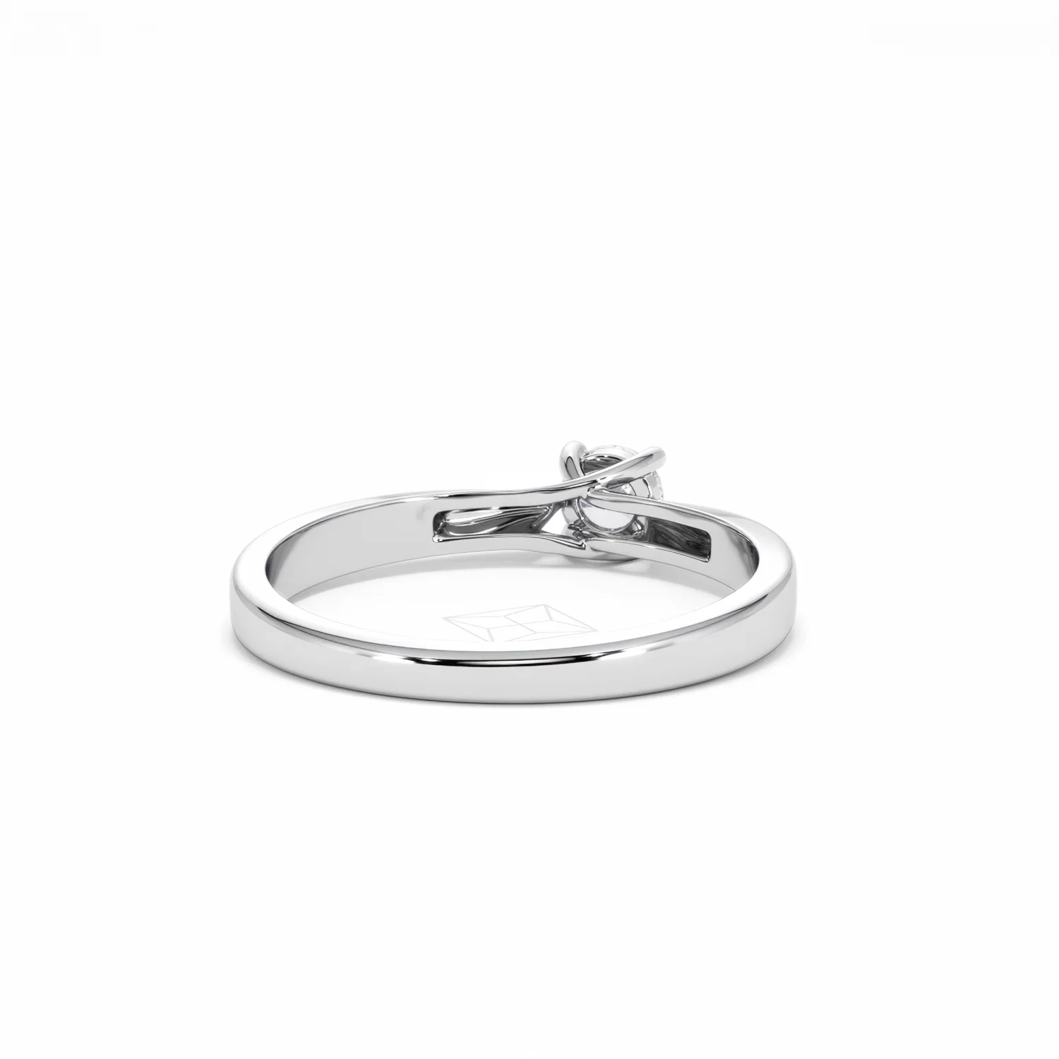 Naomi Lab Diamond Engagement Ring 0.25ct H/Si in 925 Silver - Image 44