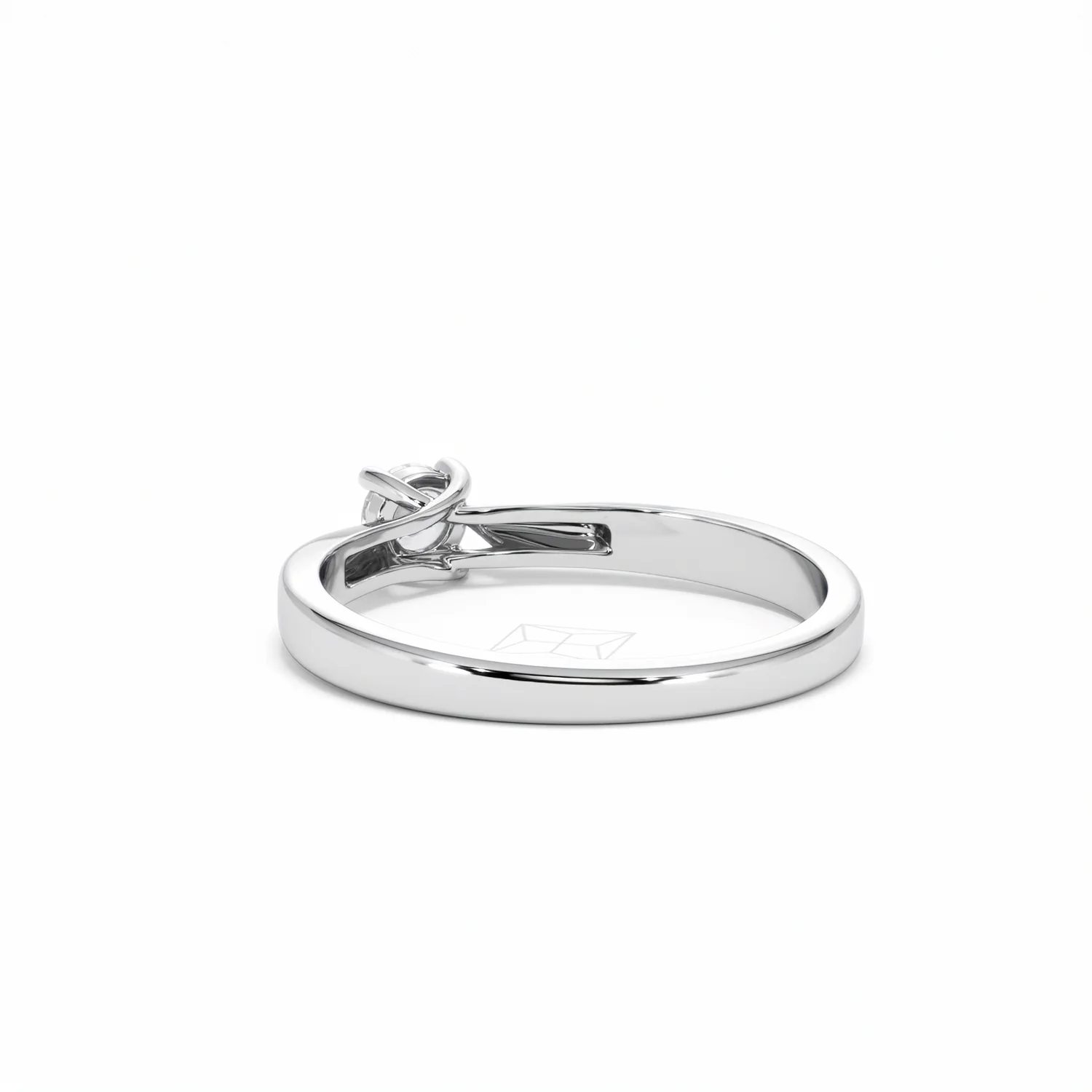 Naomi Lab Diamond Engagement Ring 0.25ct H/Si in 925 Silver - Image 54