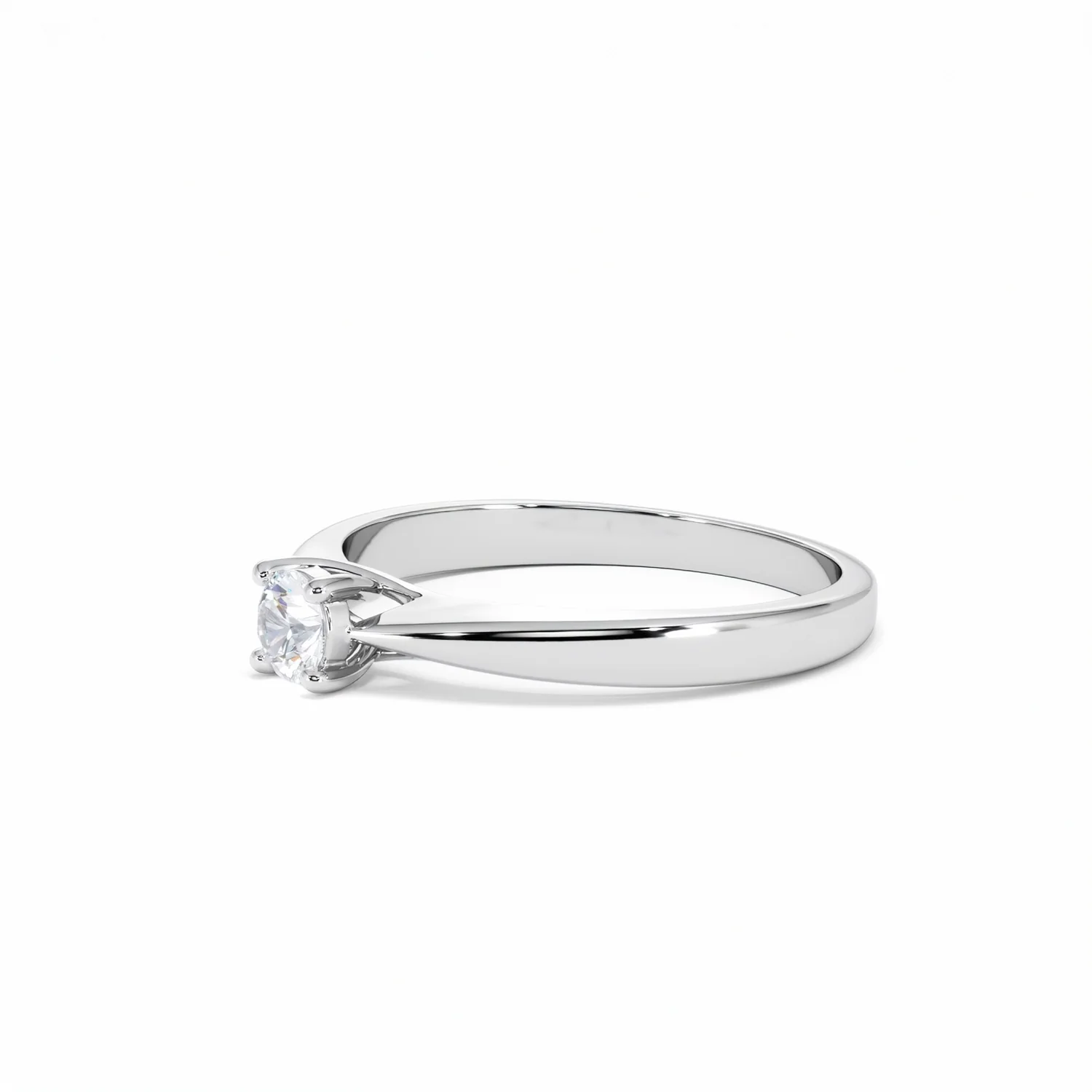 Naomi Lab Diamond Engagement Ring 0.25ct H/Si in 925 Silver - Image 76