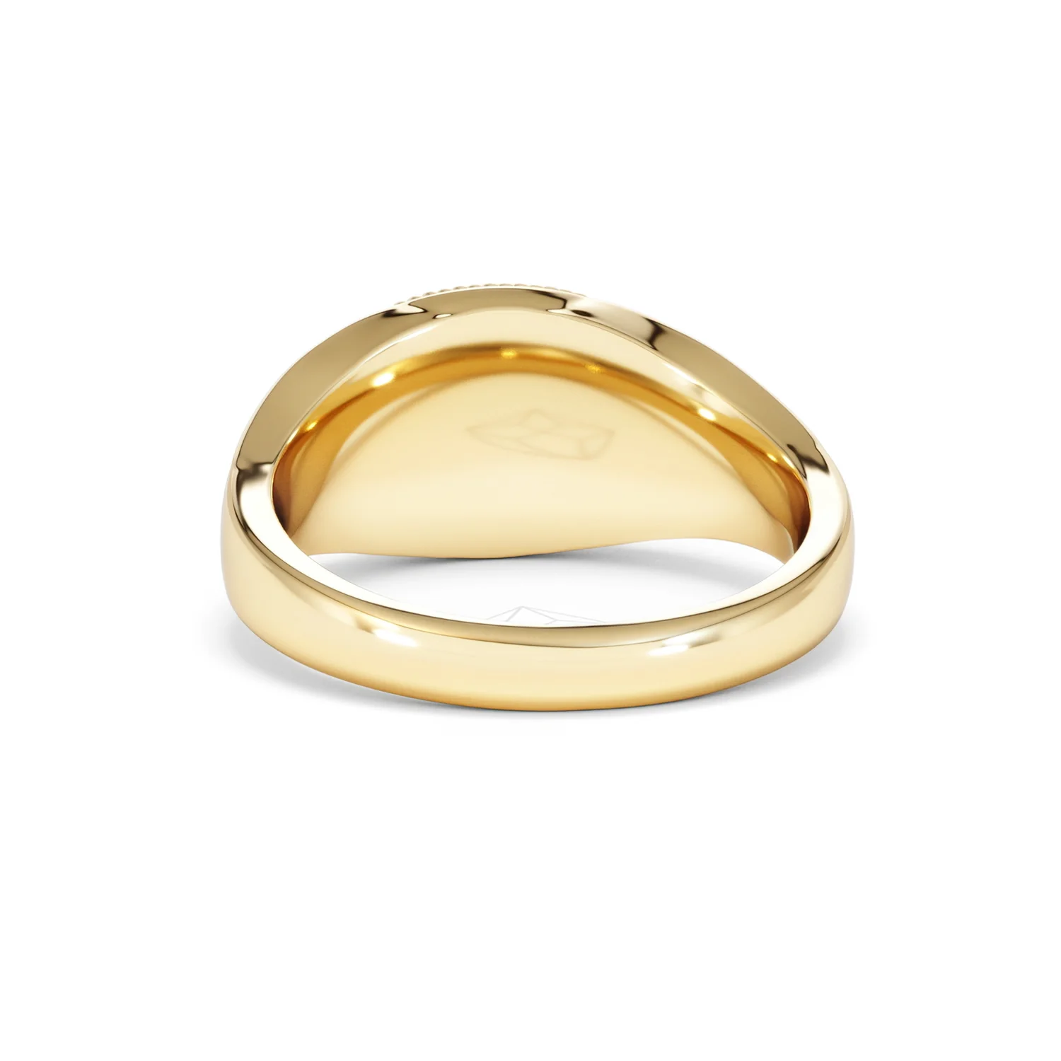 Taurus Zodiac 0.01ct Lab Diamond Signet Ring in 18K Gold Vermeil - Image 49
