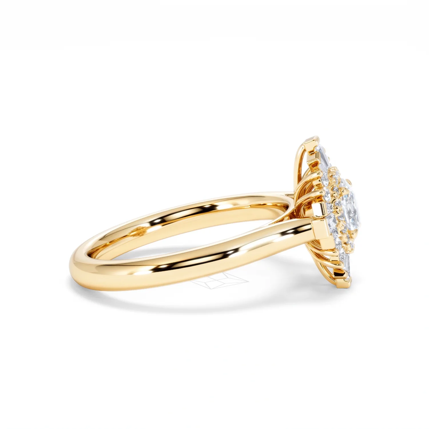 The Radiance Lab Diamond Ring 0.52ct H/SI Set in 18K Gold Vermeil - Image 28