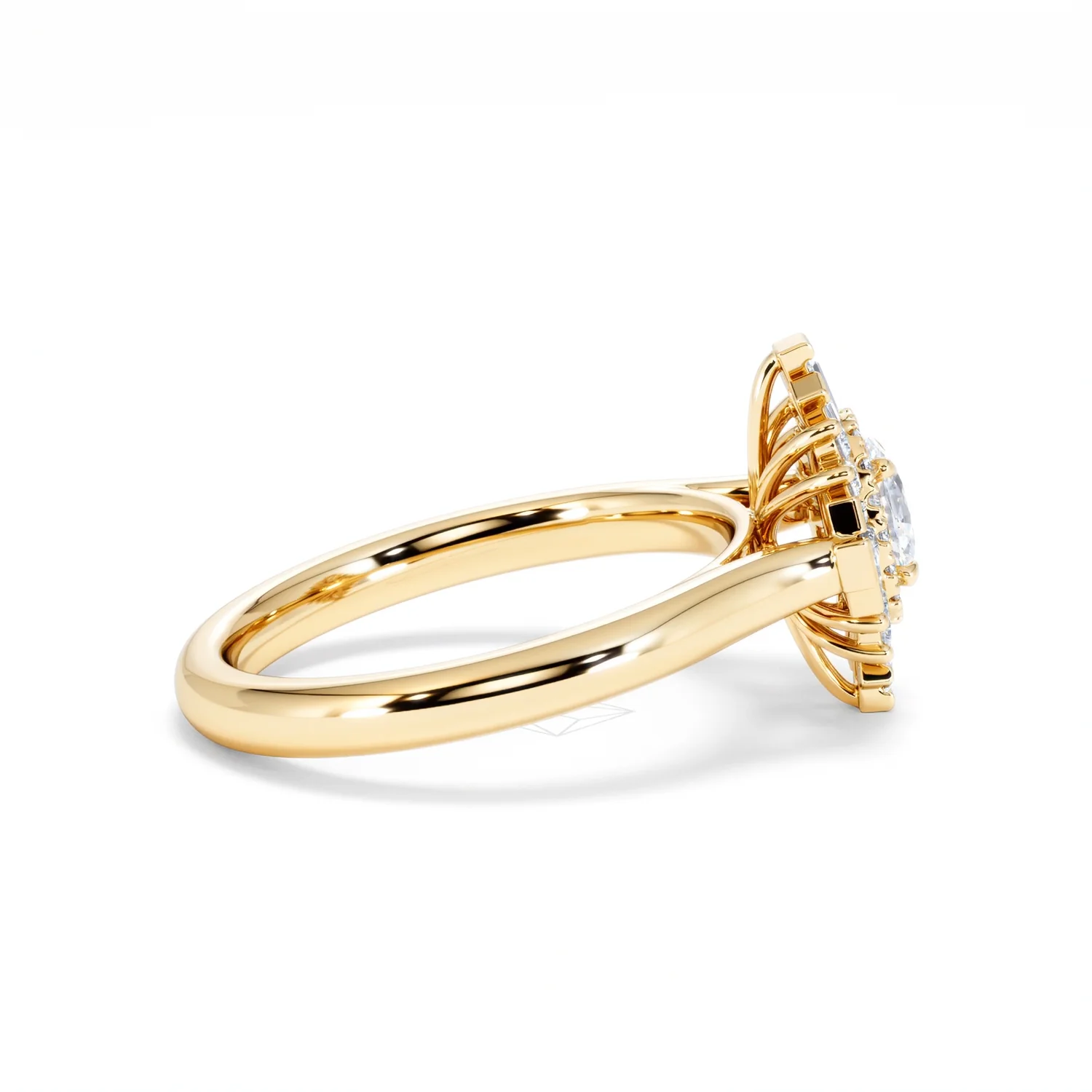 The Radiance Lab Diamond Ring 0.52ct H/SI Set in 18K Gold Vermeil - Image 31