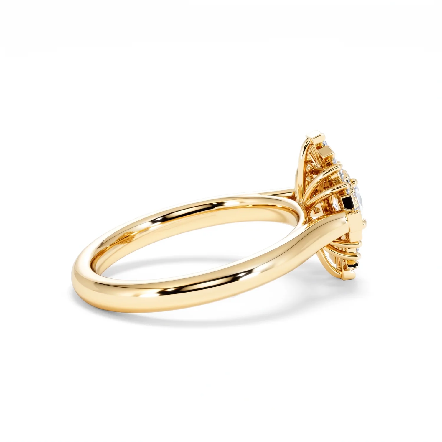 The Radiance Lab Diamond Ring 0.52ct H/SI Set in 18K Gold Vermeil - Image 34