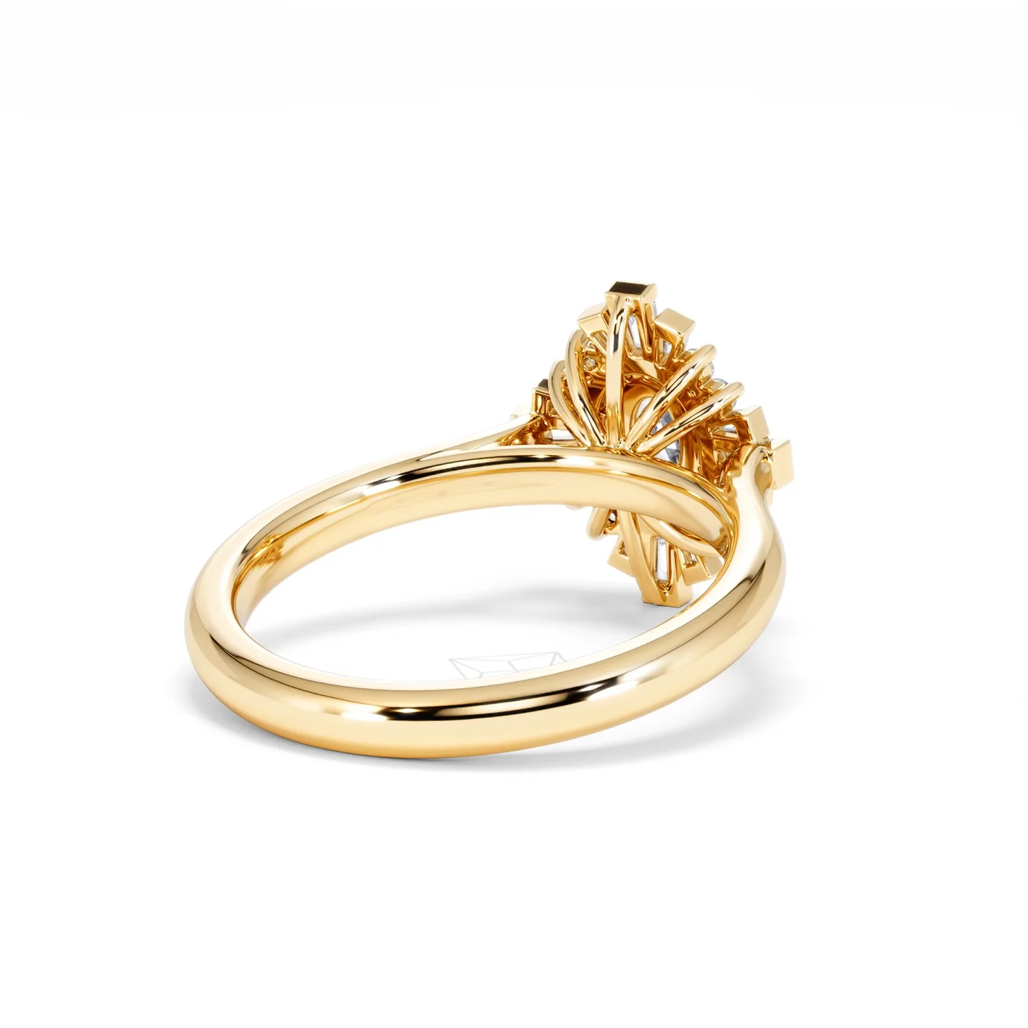 The Radiance Lab Diamond Ring 0.52ct H/SI Set in 18K Gold Vermeil - Image 43