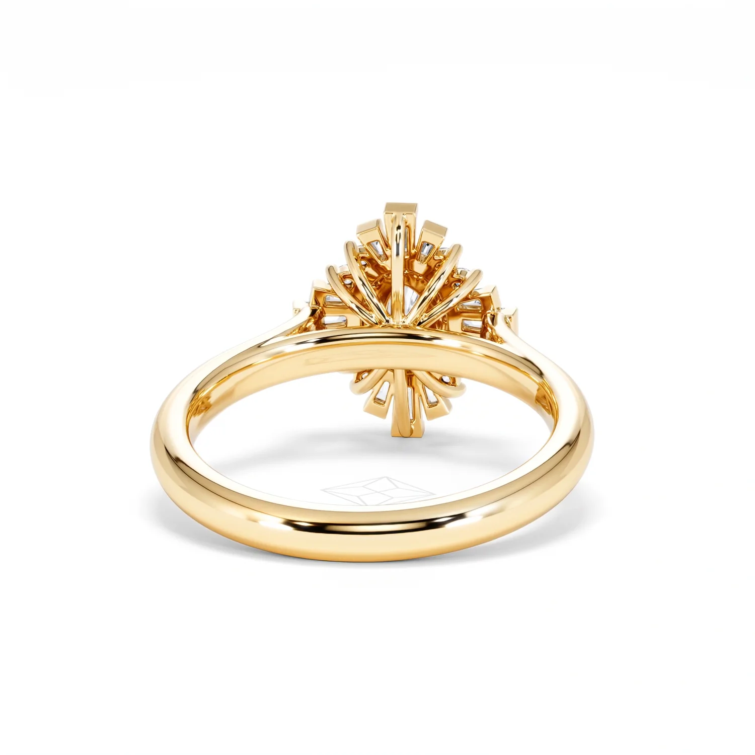 The Radiance Lab Diamond Ring 0.52ct H/SI Set in 18K Gold Vermeil - Image 48