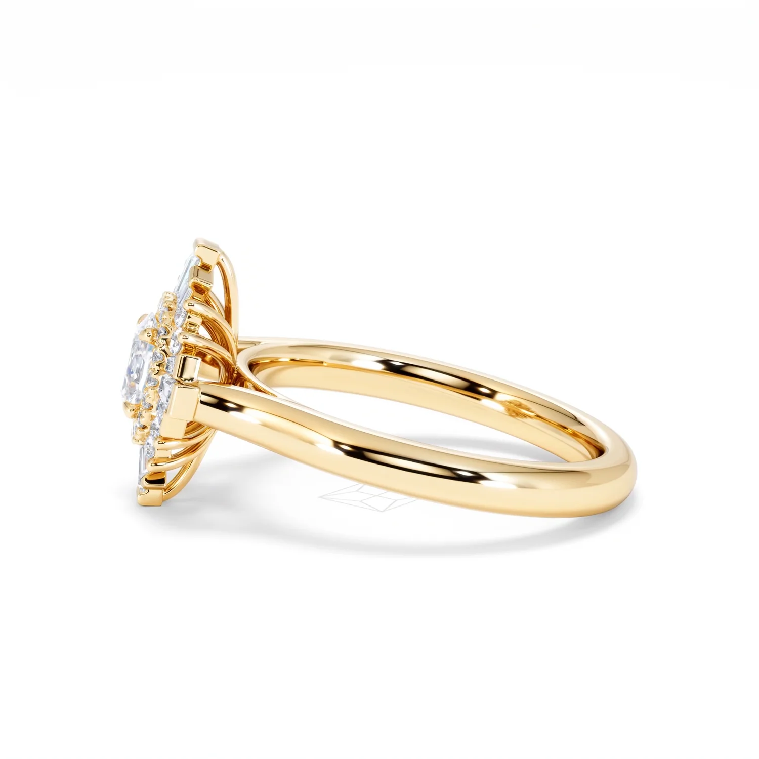 The Radiance Lab Diamond Ring 0.52ct H/SI Set in 18K Gold Vermeil - Image 71