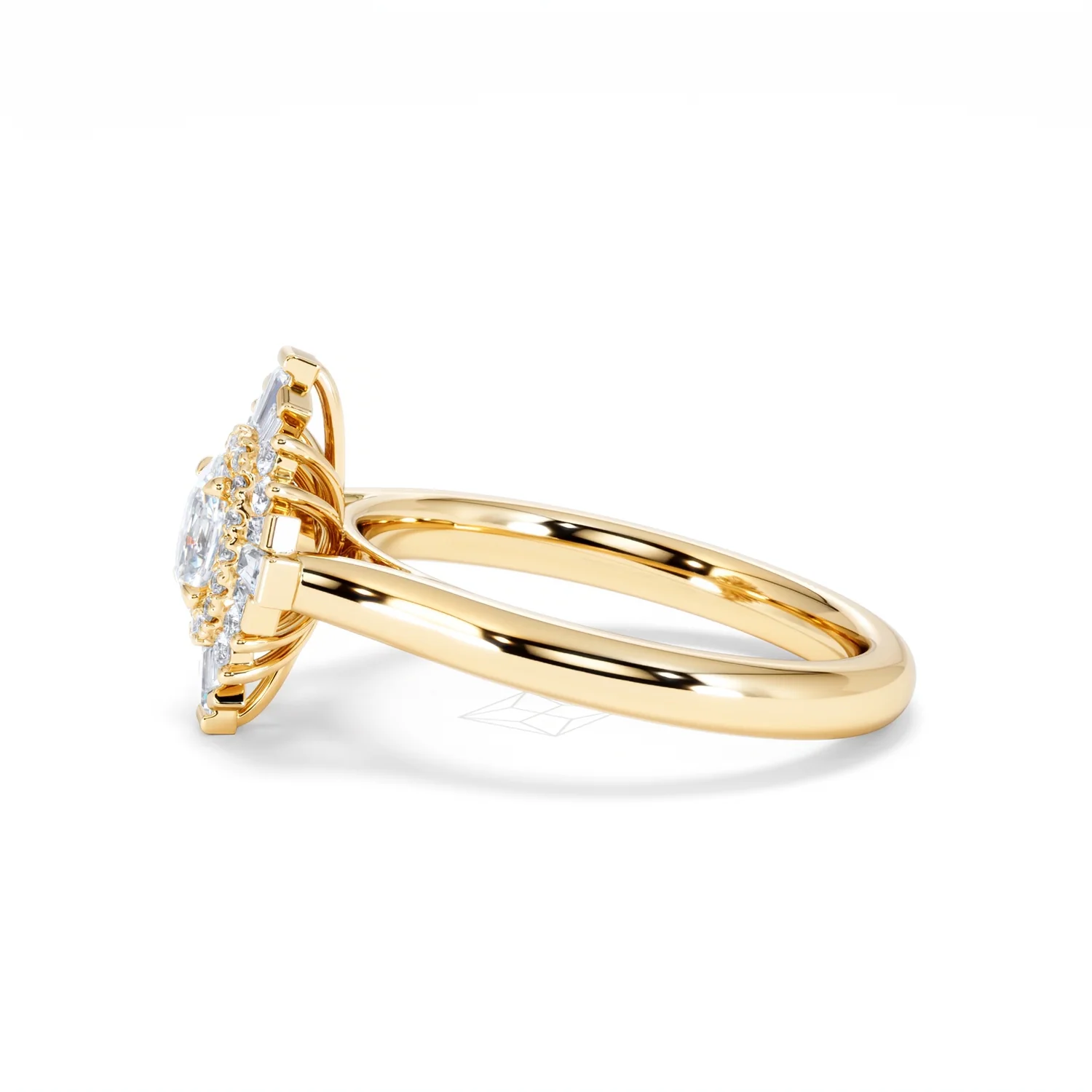 The Radiance Lab Diamond Ring 0.52ct H/SI Set in 18K Gold Vermeil - Image 72