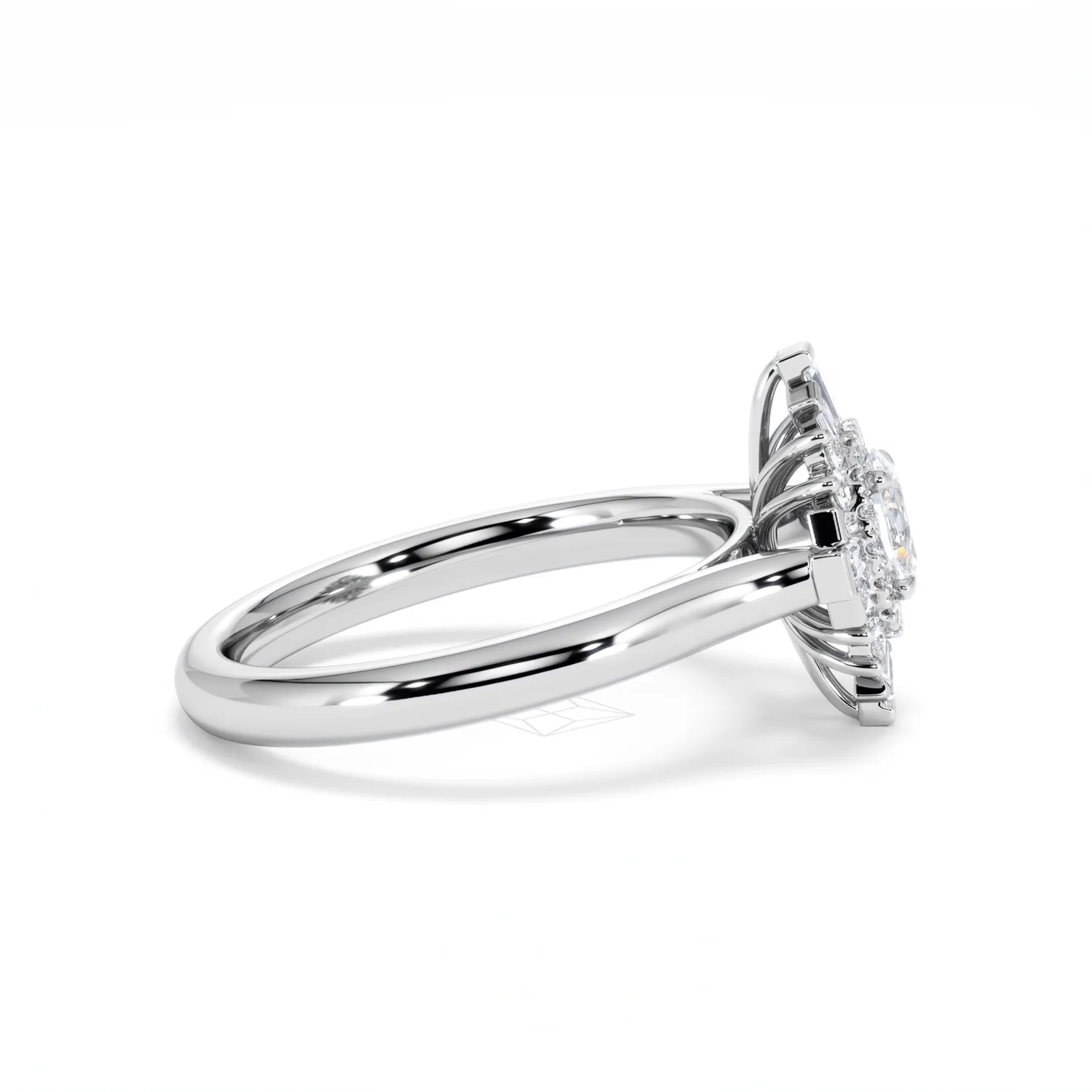 The Radiance Lab Diamond Ring 0.52ct H/SI Set in 925 Silver - Image 29