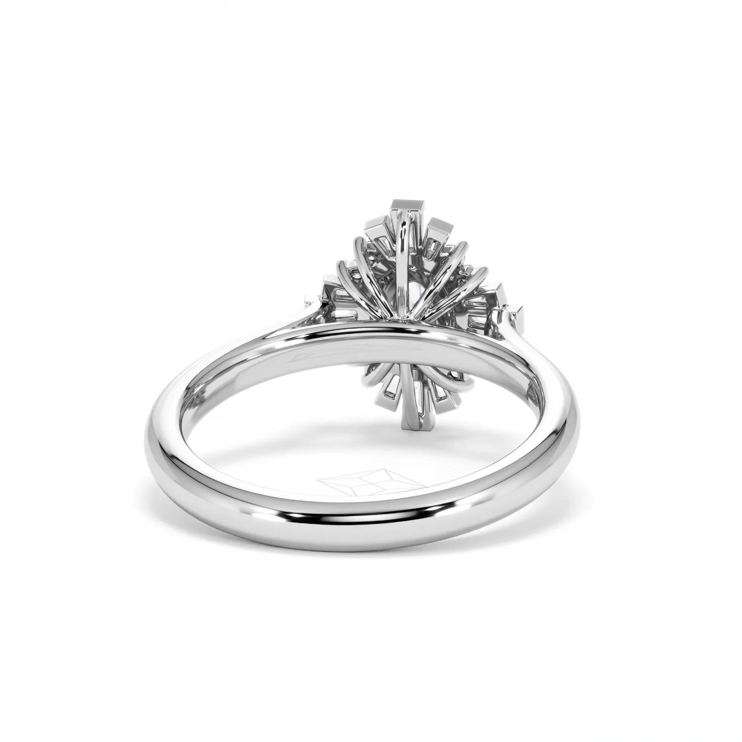 The Radiance Lab Diamond Ring 0.52ct H/SI Set in 925 Silver - Image 47