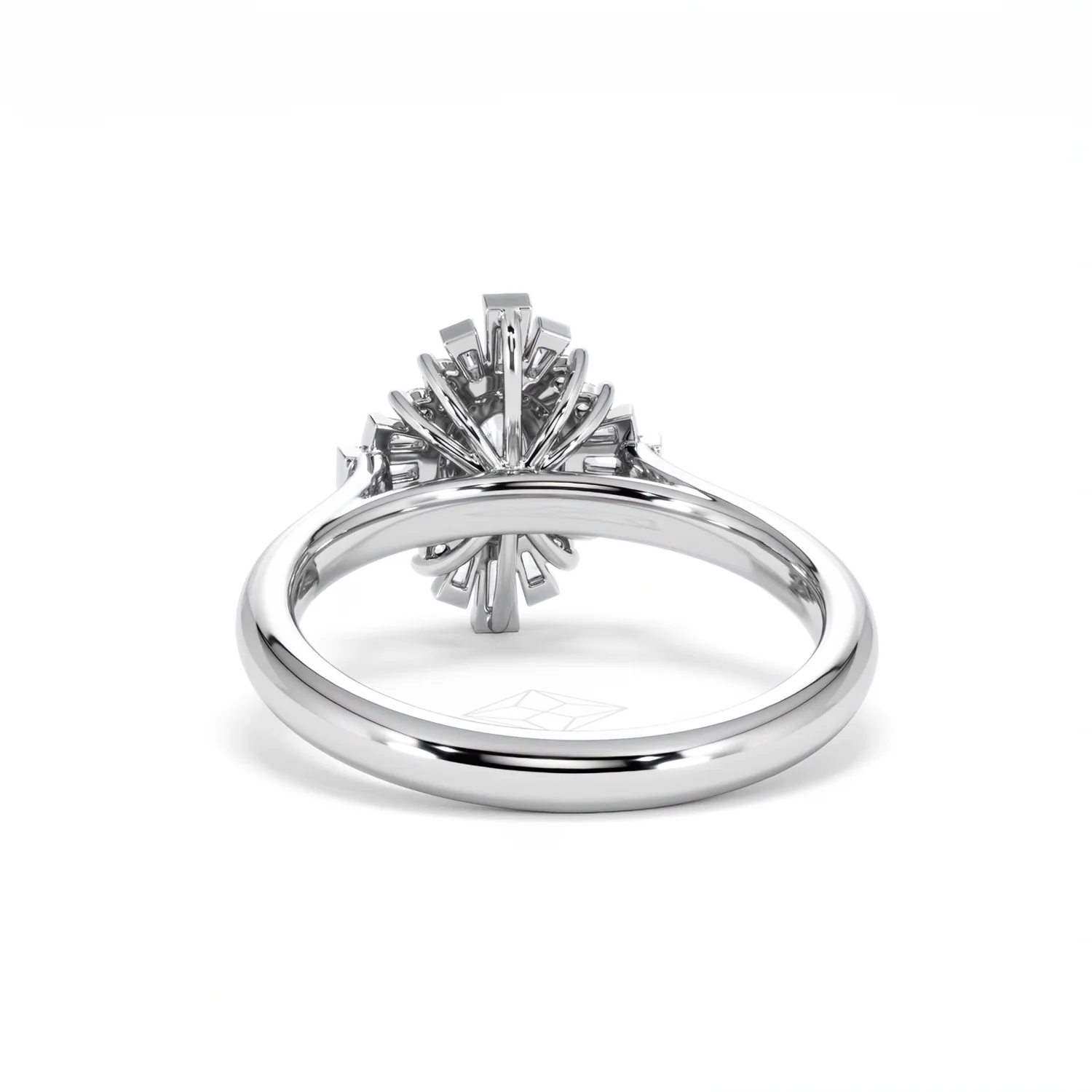 The Radiance Lab Diamond Ring 0.52ct H/SI Set in 925 Silver - Image 52
