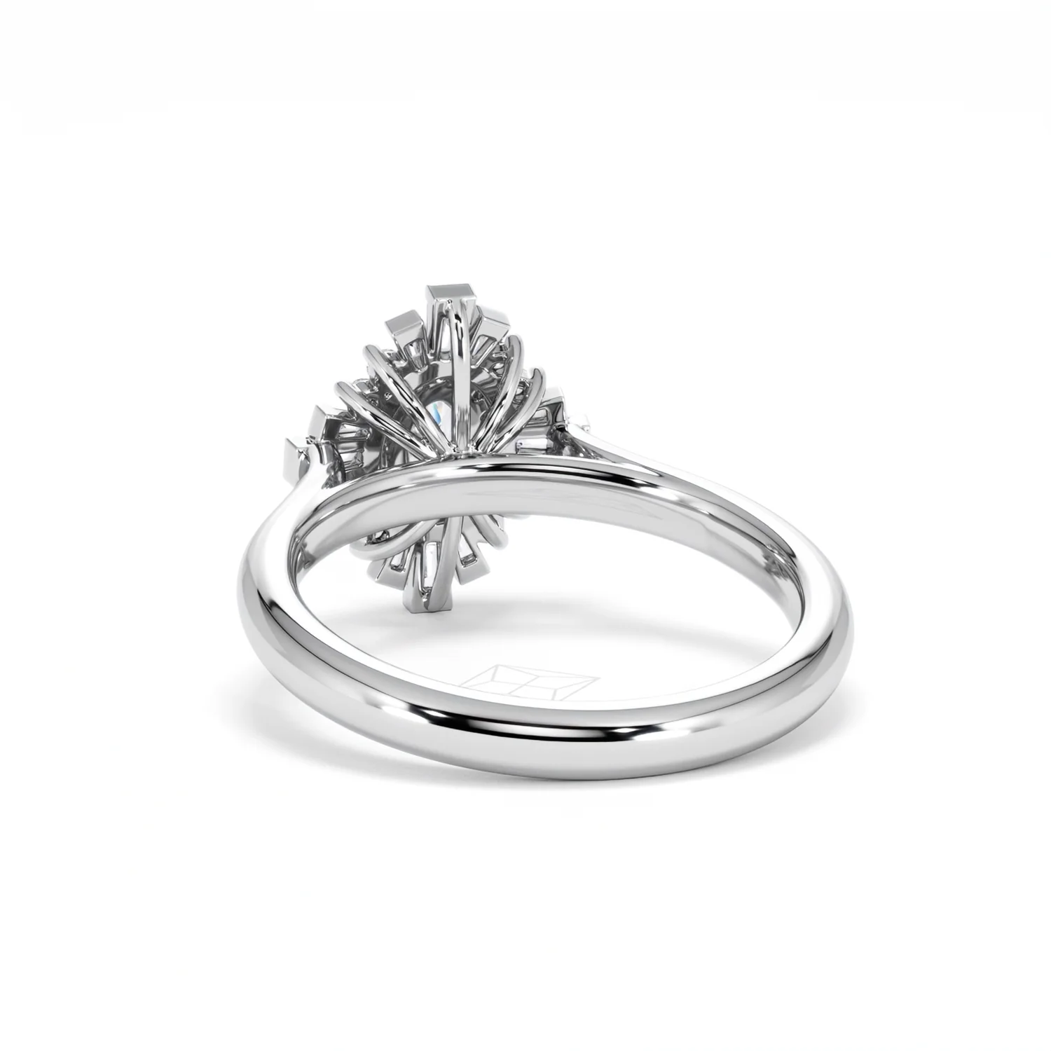 The Radiance Lab Diamond Ring 0.52ct H/SI Set in 925 Silver - Image 54