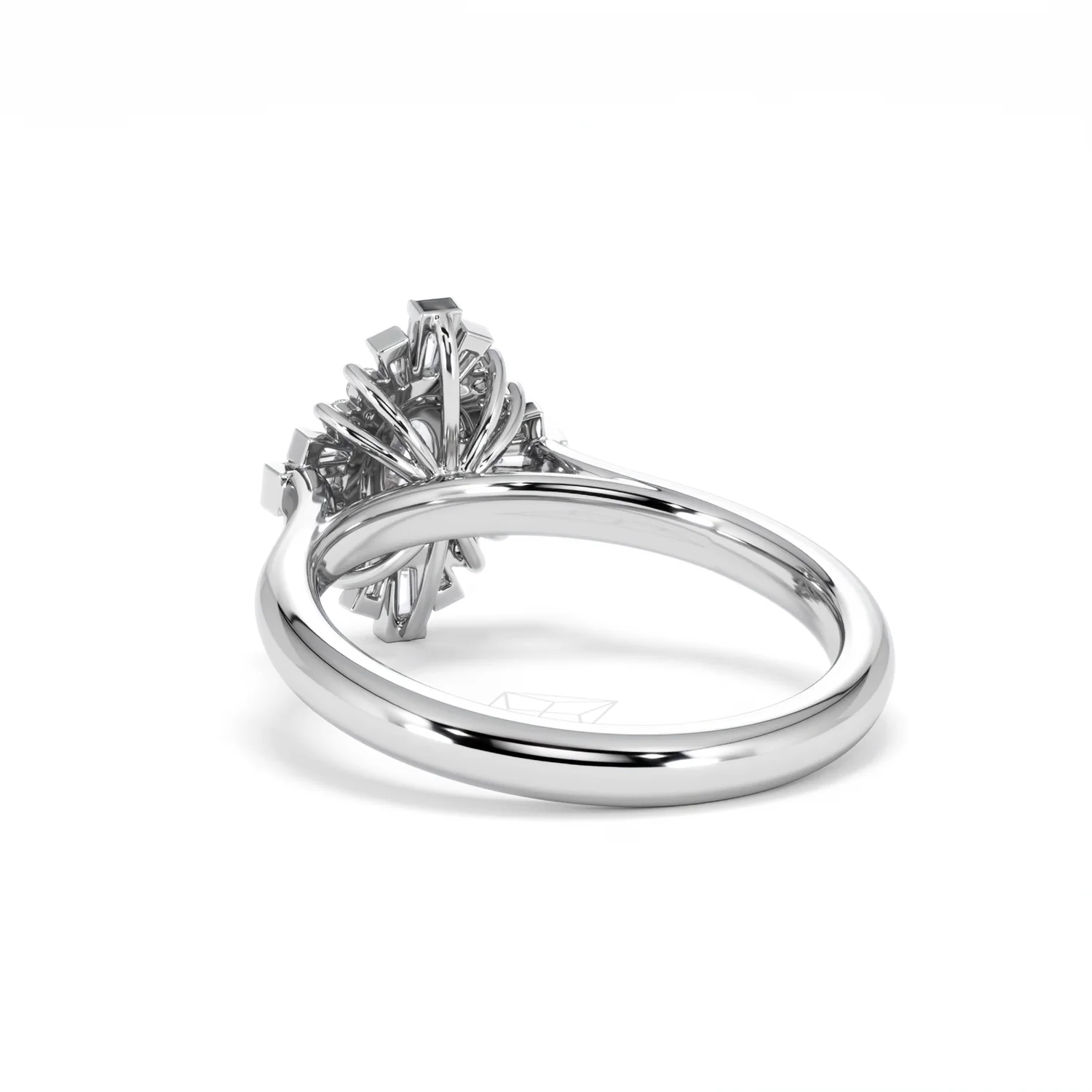 The Radiance Lab Diamond Ring 0.52ct H/SI Set in 925 Silver - Image 56