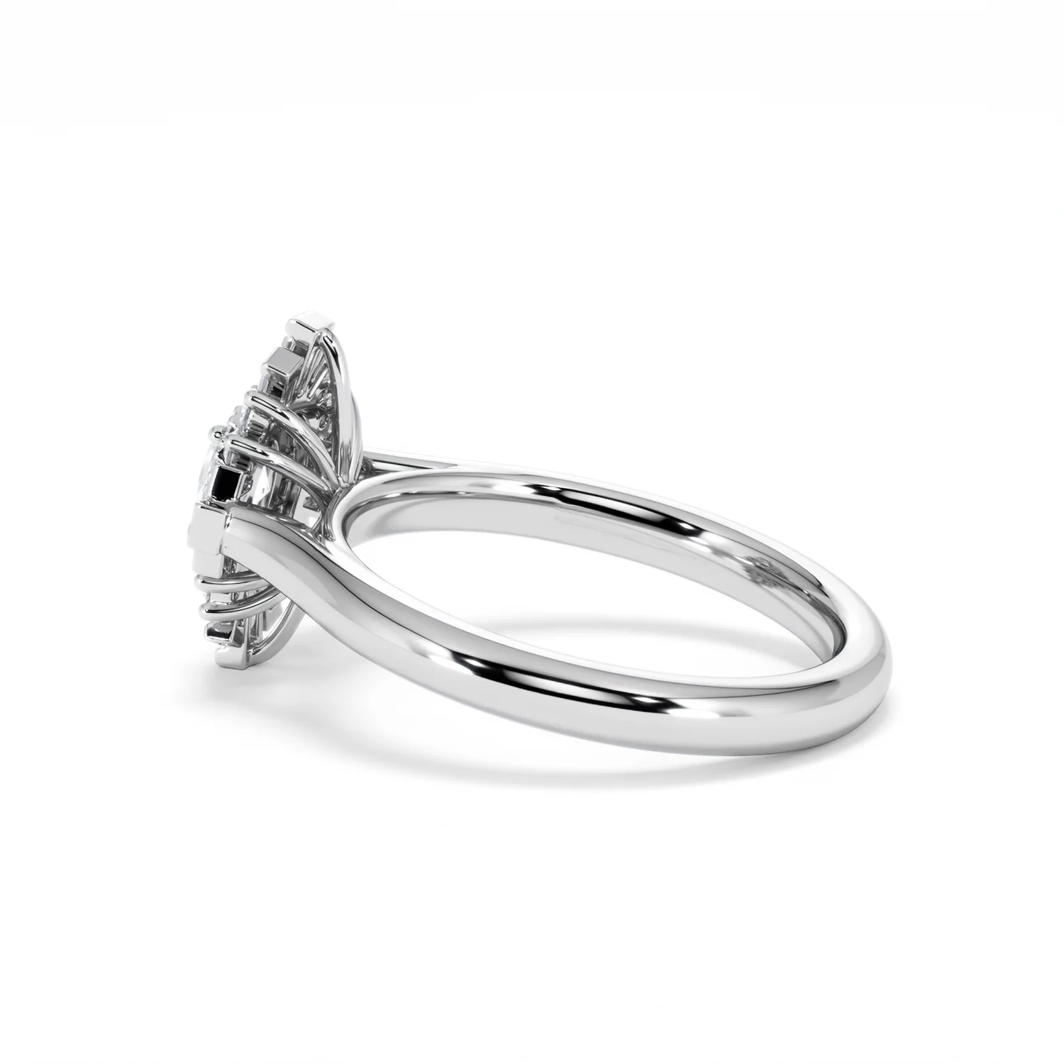 The Radiance Lab Diamond Ring 0.52ct H/SI Set in 925 Silver - Image 65